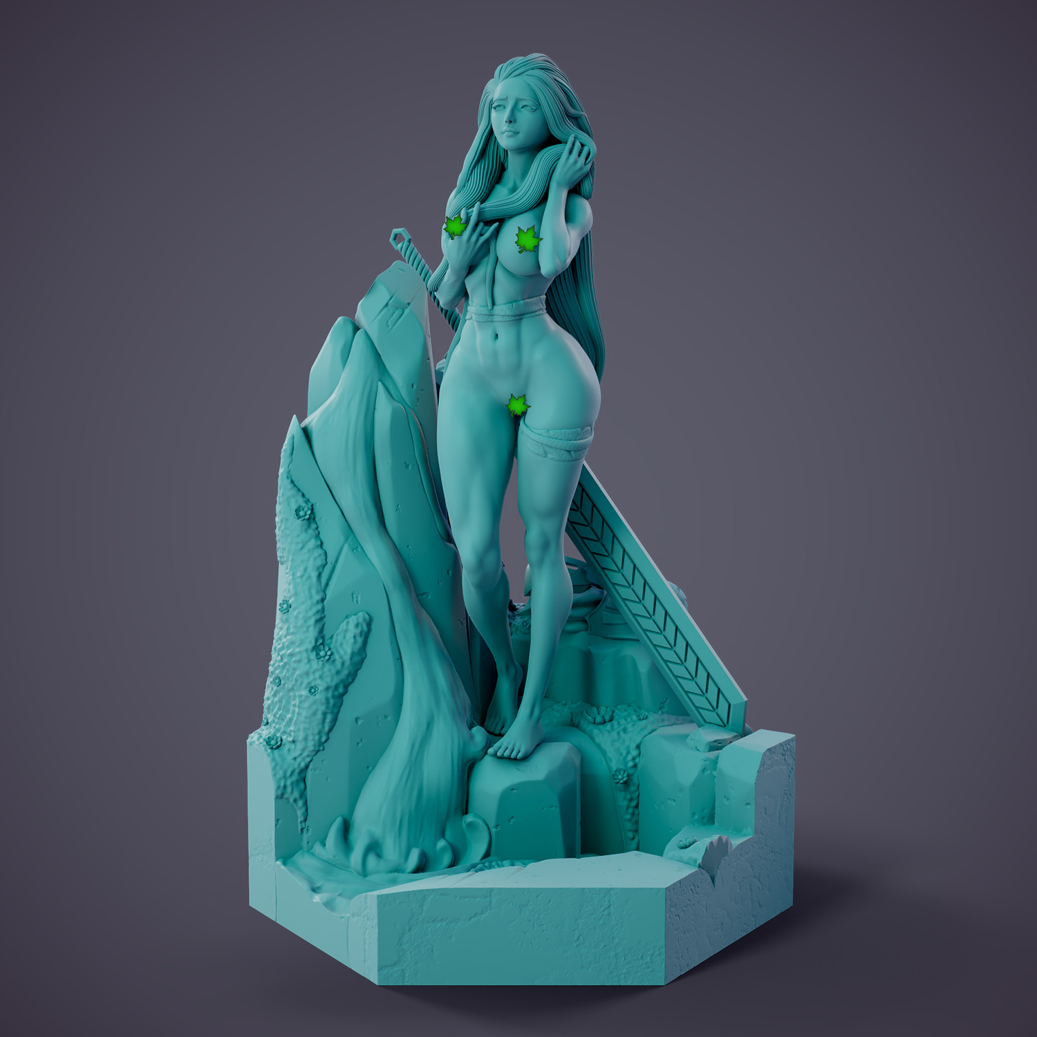 Lydia - Purification in the heart of the forest - Part A 3D print model_23