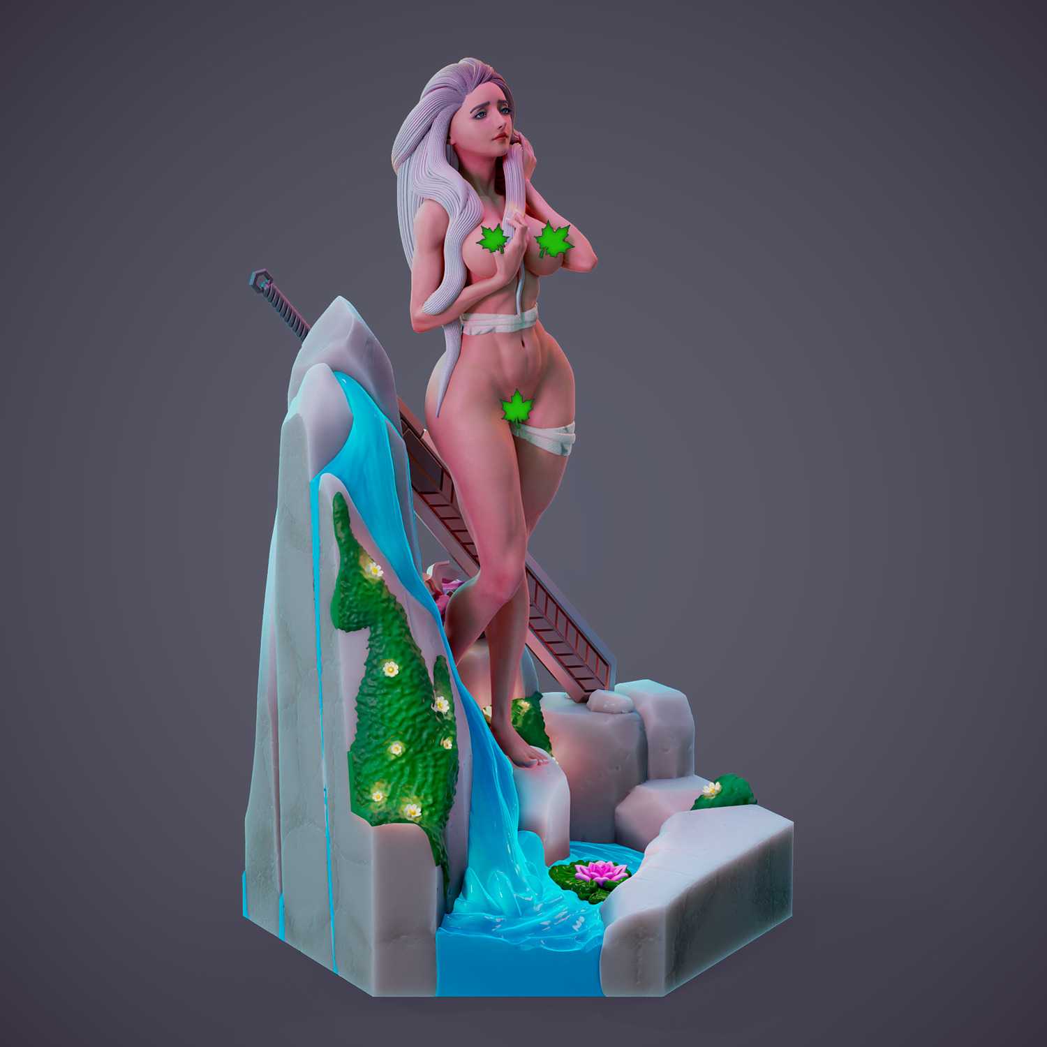 Lydia - Purification in the heart of the forest - Part A 3D print model_7