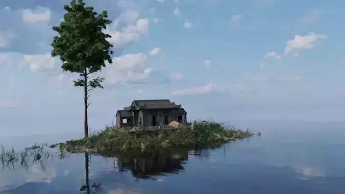House on island