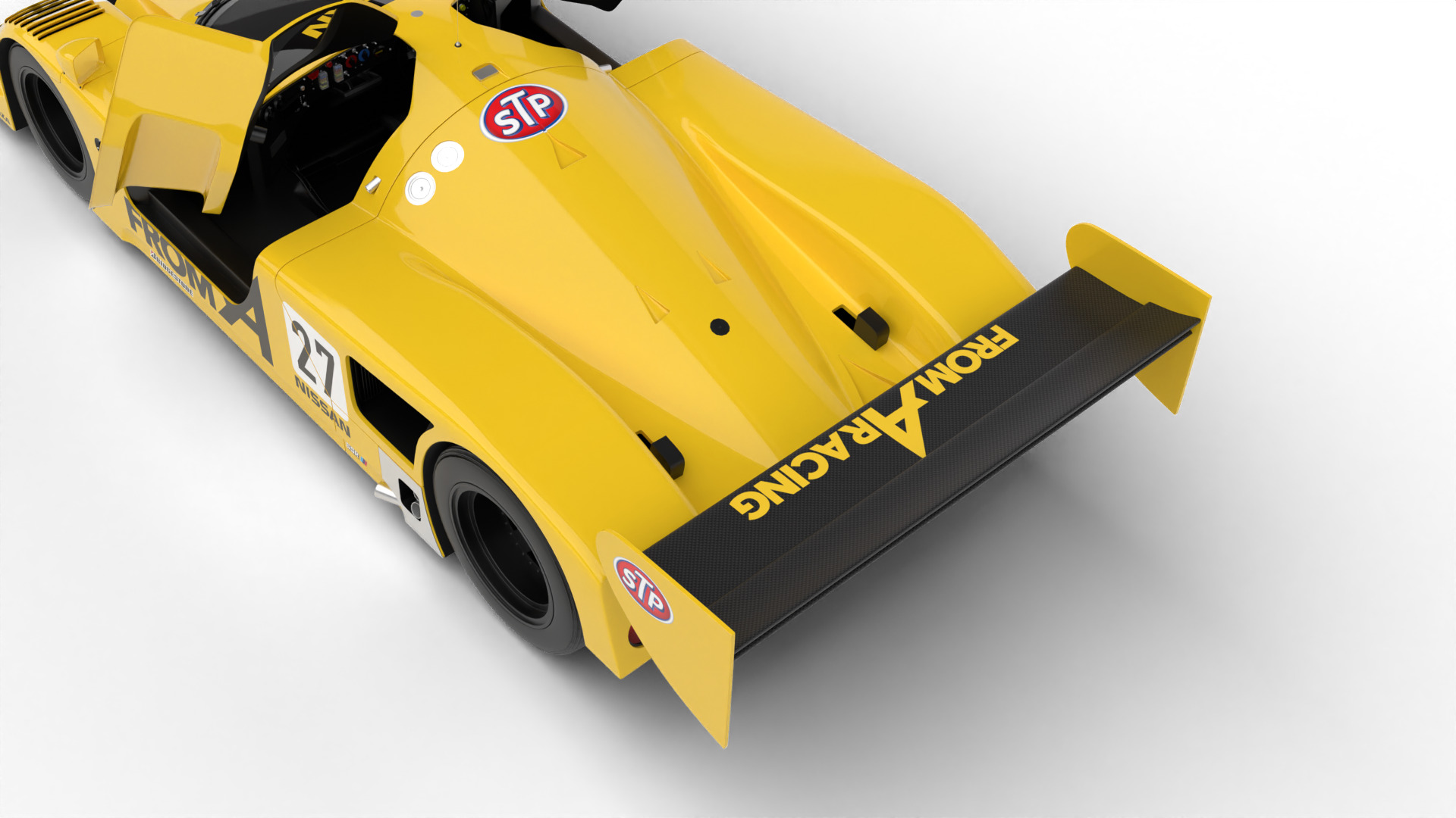 Nissan R90CK From A Racing 1990 HQ 3d model 3D model_2