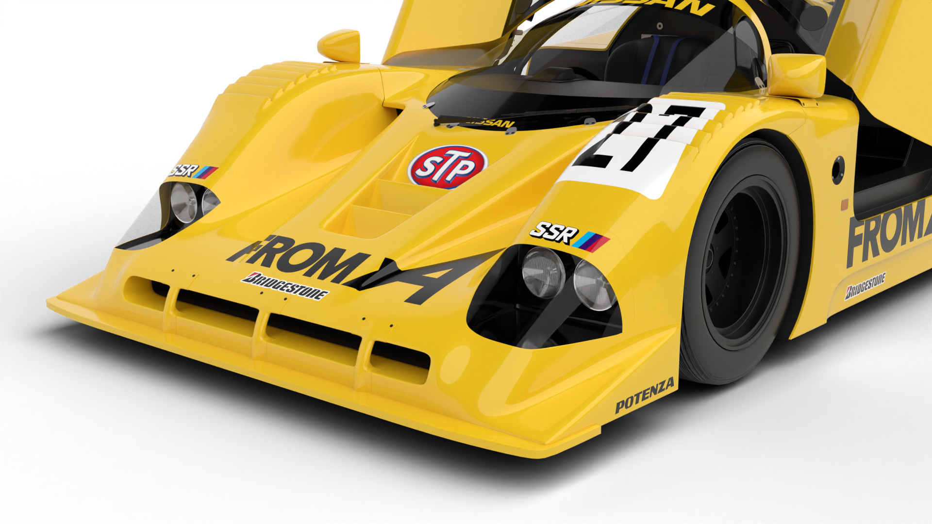 Nissan R90CK From A Racing 1990 HQ 3d model 3D model_18
