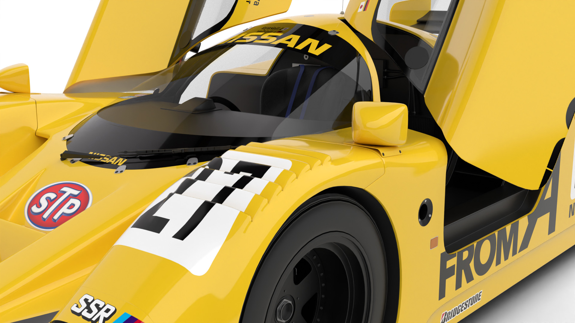 Nissan R90CK From A Racing 1990 HQ 3d model 3D model_21