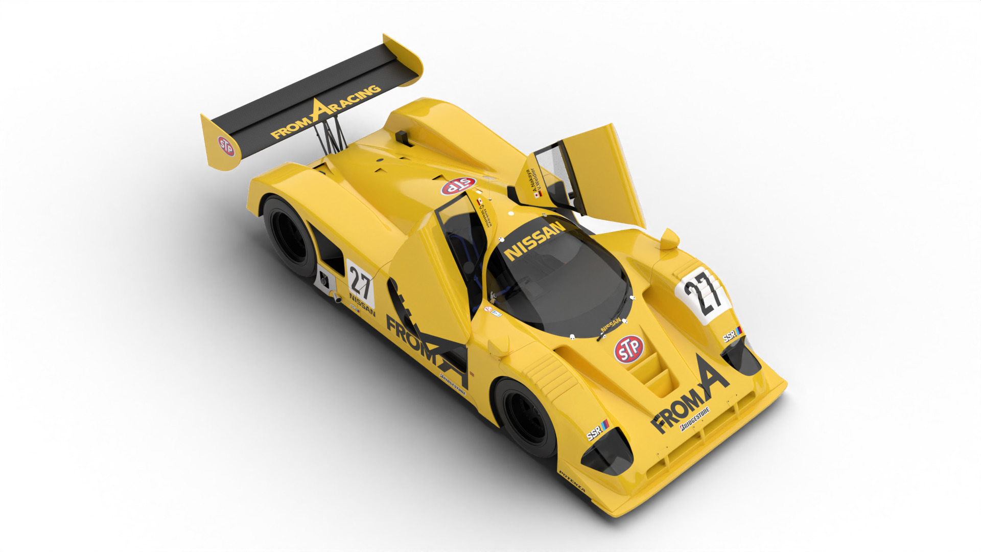 Nissan R90CK From A Racing 1990 HQ 3d model 3D model_5