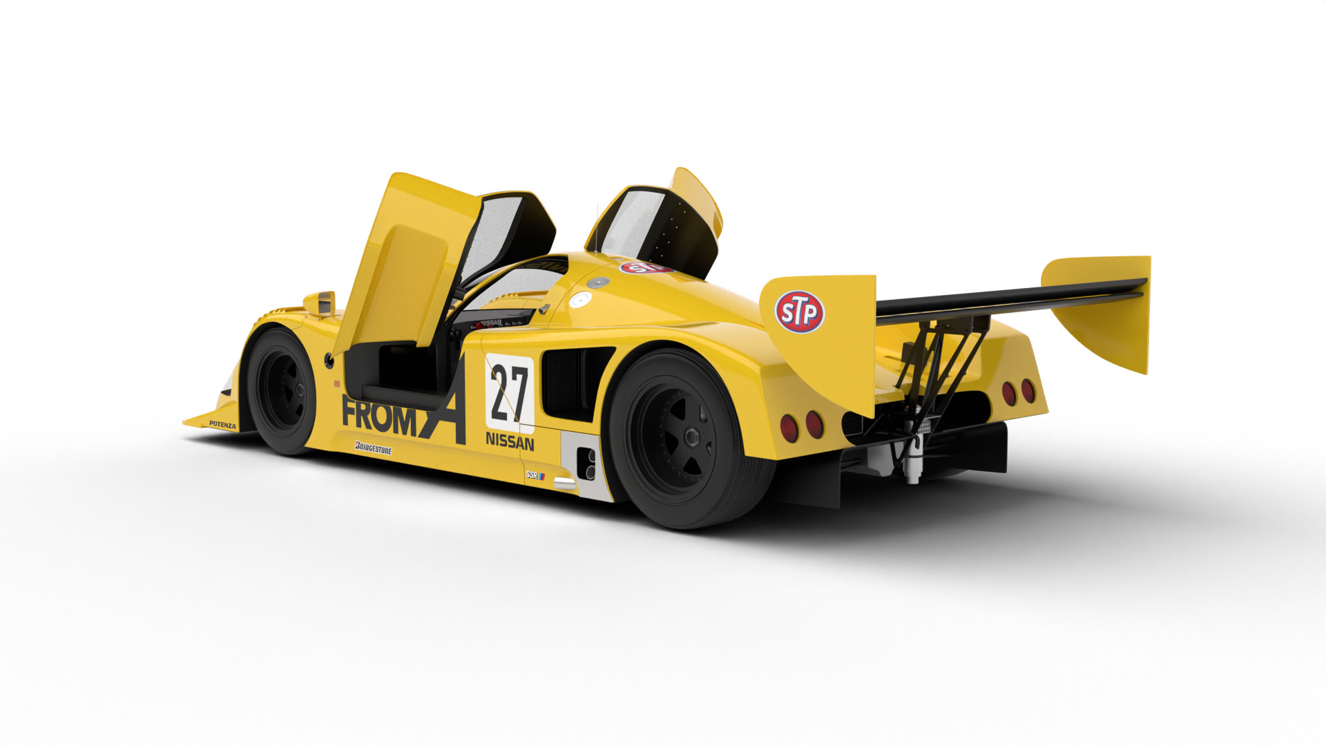 Nissan R90CK From A Racing 1990 HQ 3d model 3D model_1