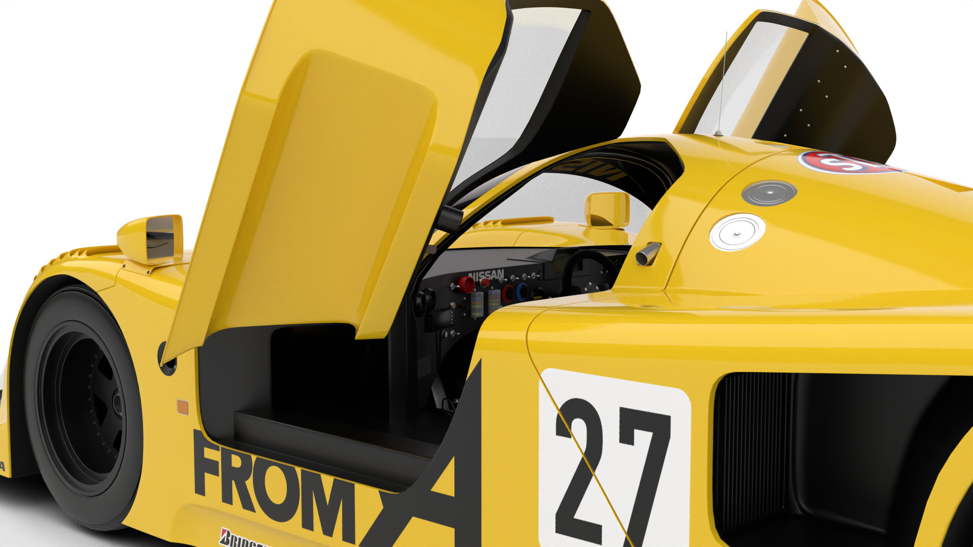 Nissan R90CK From A Racing 1990 HQ 3d model 3D model_16