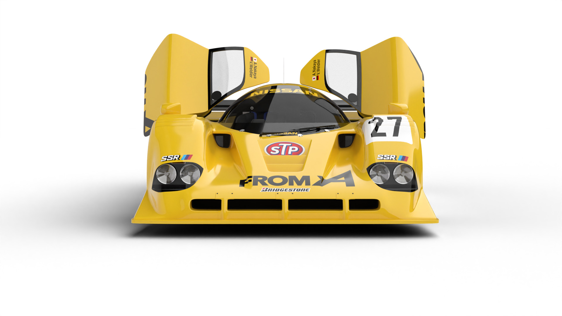 Nissan R90CK From A Racing 1990 HQ 3d model 3D model_4