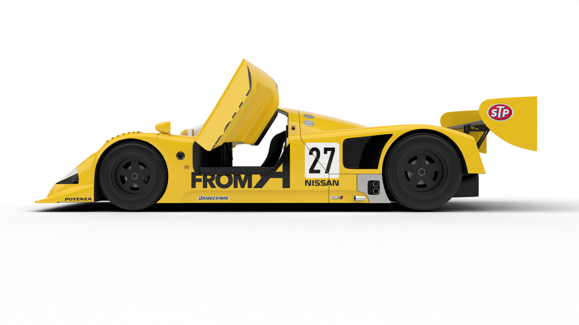 Nissan R90CK From A Racing 1990 HQ 3d model 3D model_9