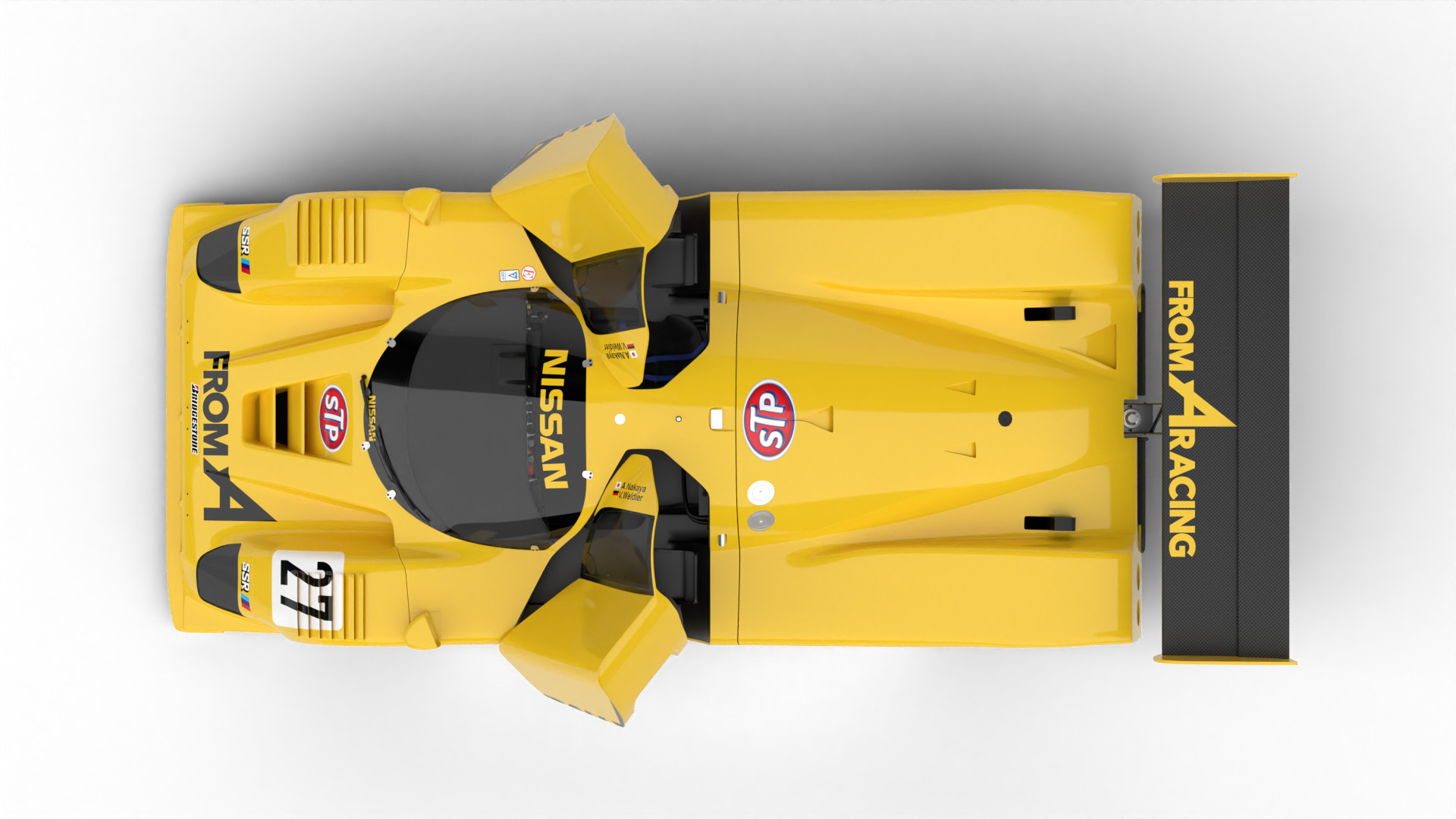 Nissan R90CK From A Racing 1990 HQ 3d model 3D model_7