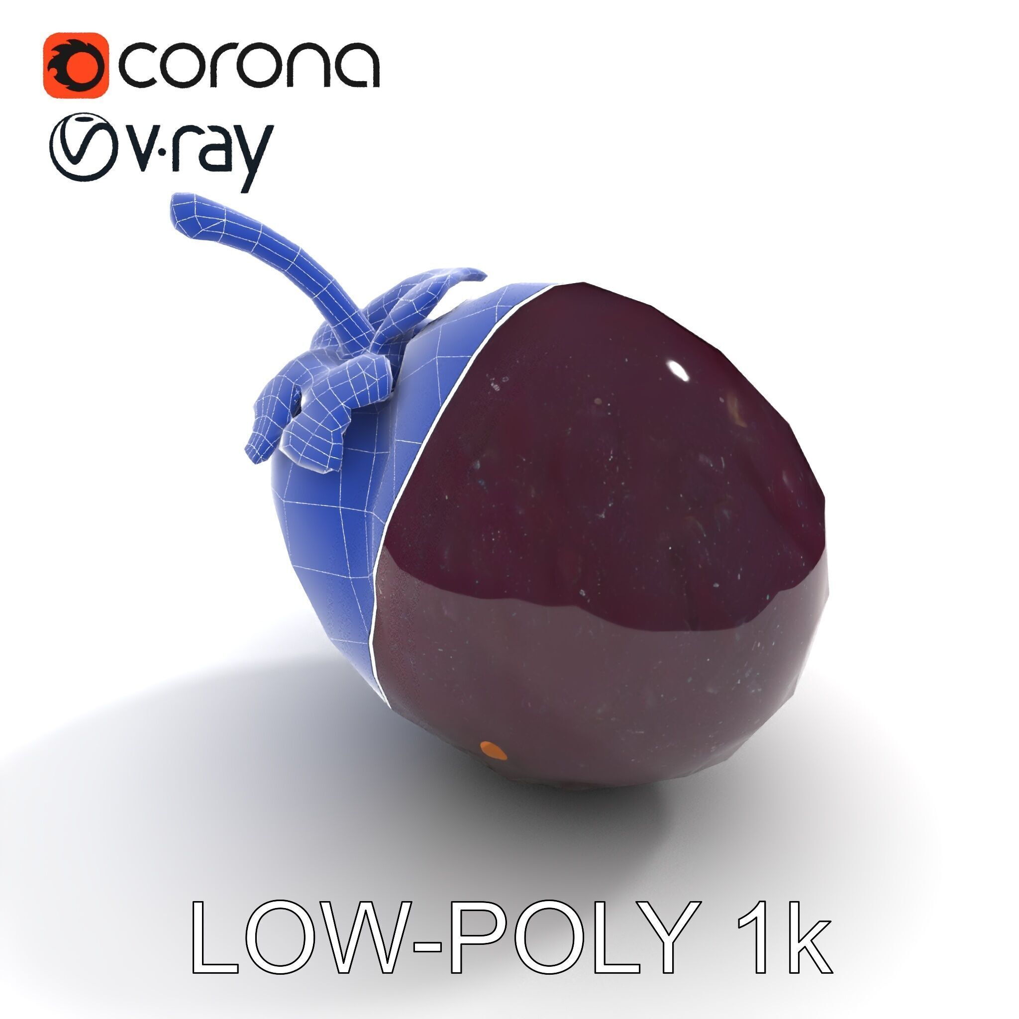 Realistic Decayed Apple Model Pack Low-poly 3D model_14