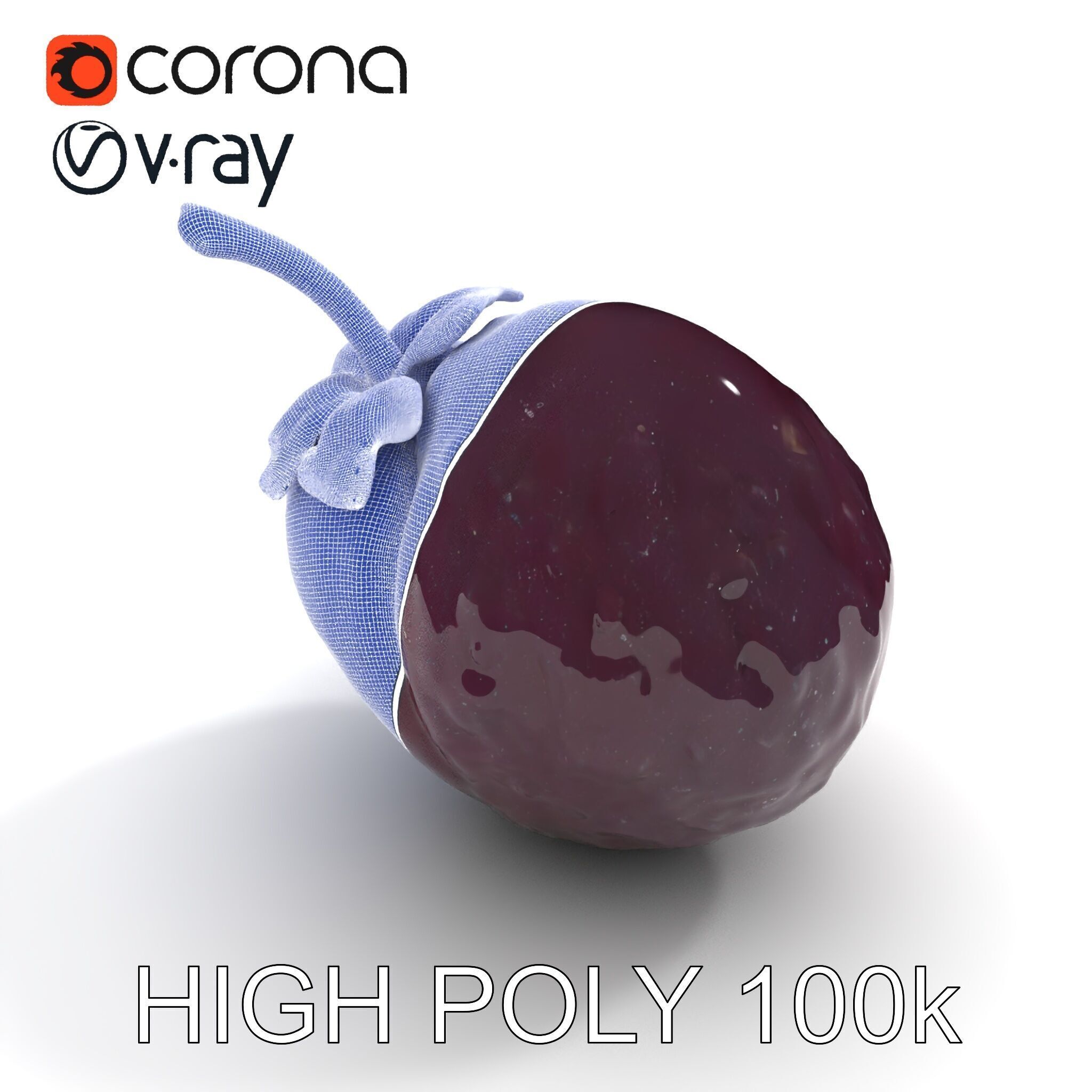 Realistic Decayed Apple Model Pack Low-poly 3D model_10