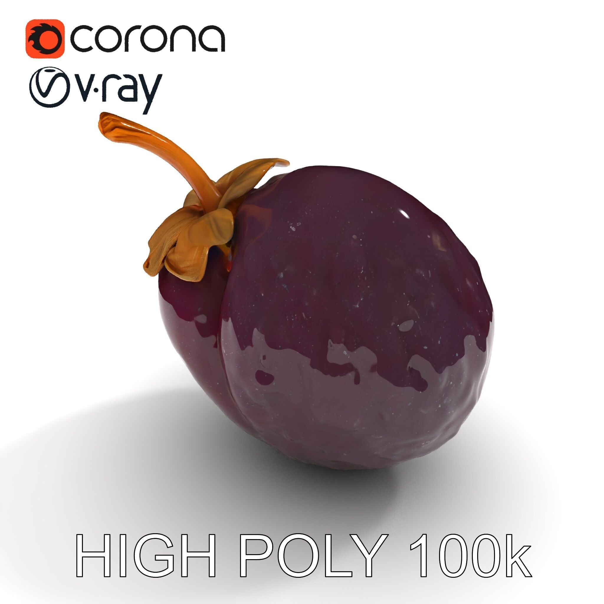 Realistic Decayed Apple Model Pack Low-poly 3D model_35