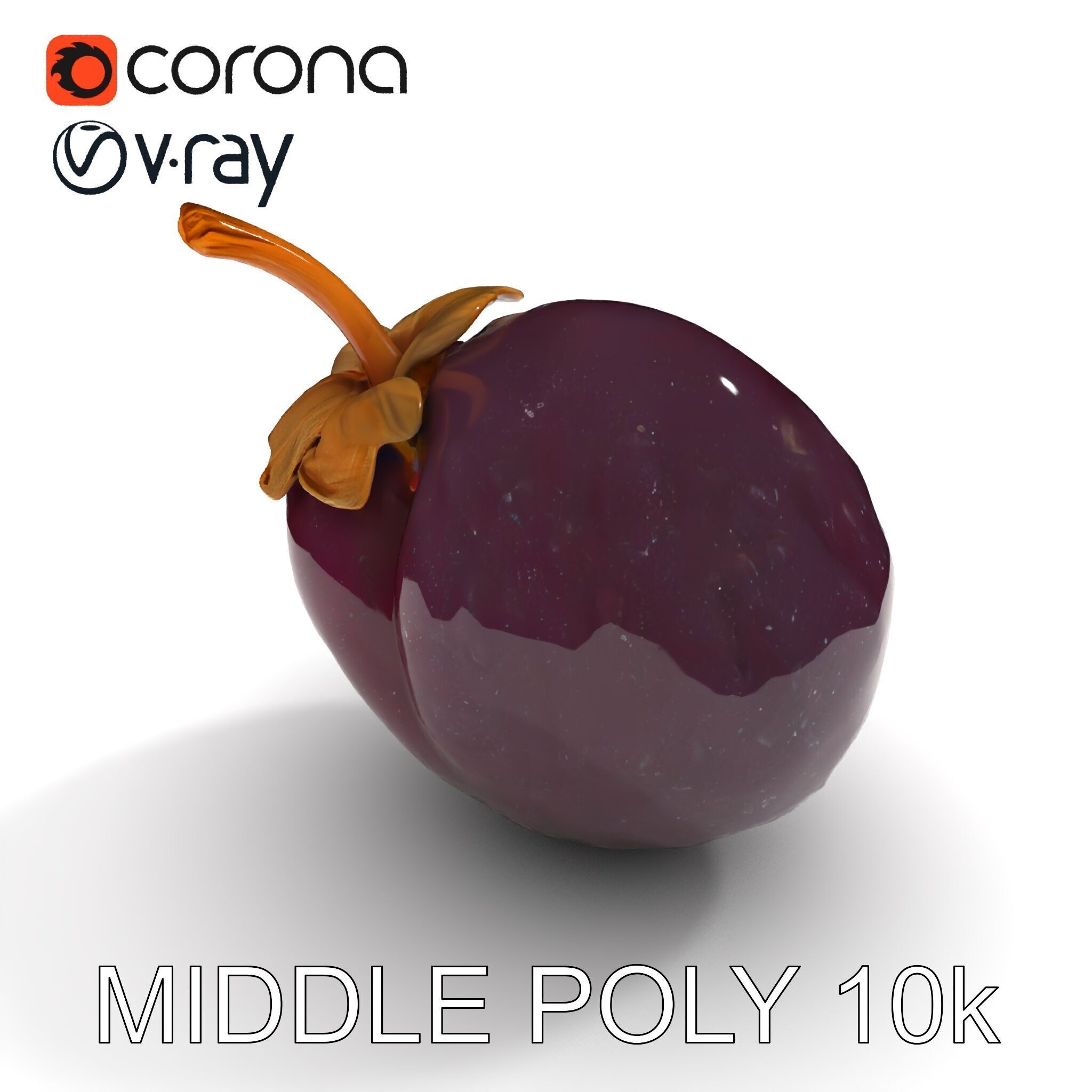 Realistic Decayed Apple Model Pack Low-poly 3D model_16