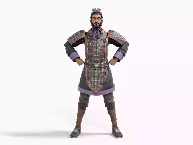 Terracotta warrior Rigged