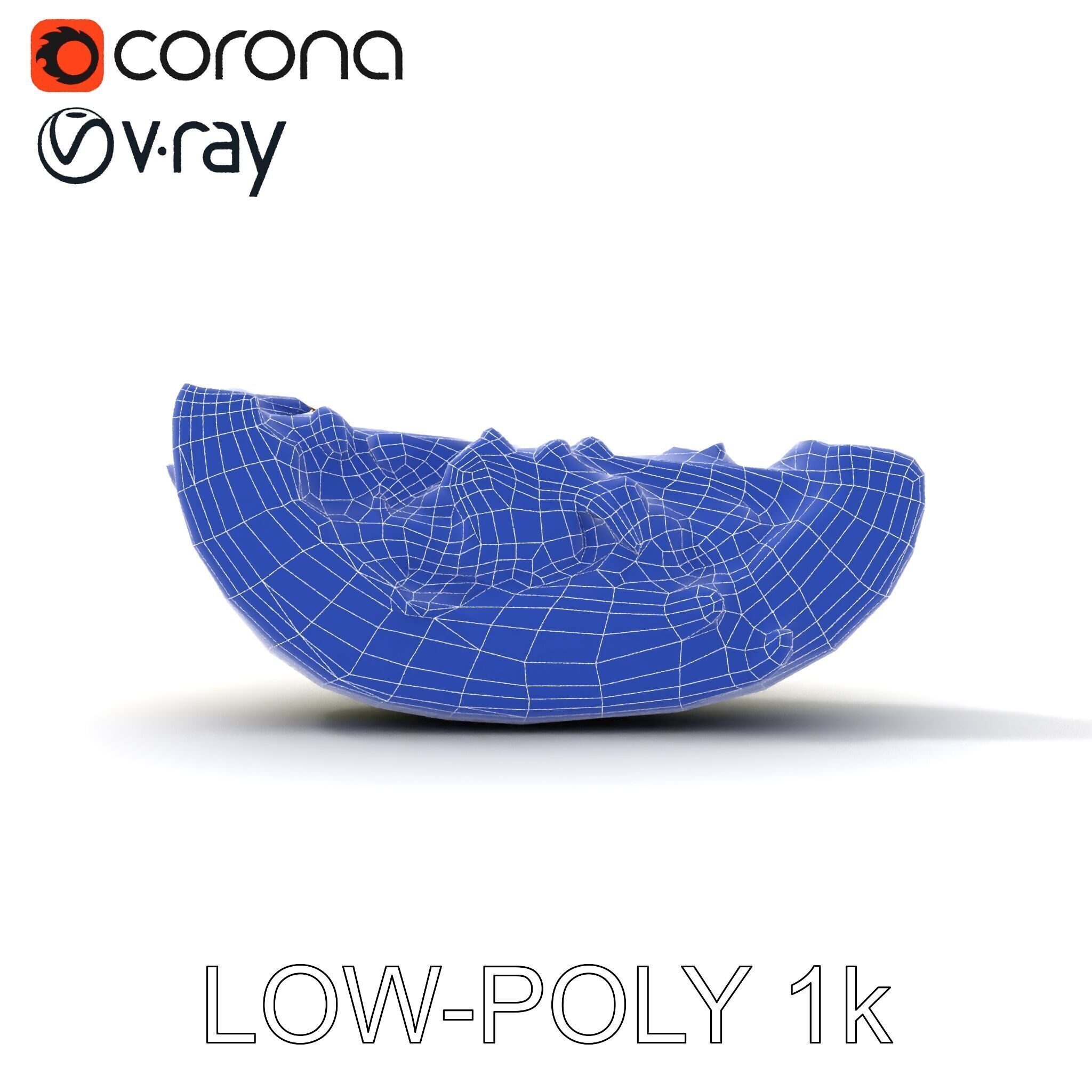 Burnt Vegetable Slice Model Pack Low-poly 3D model_31