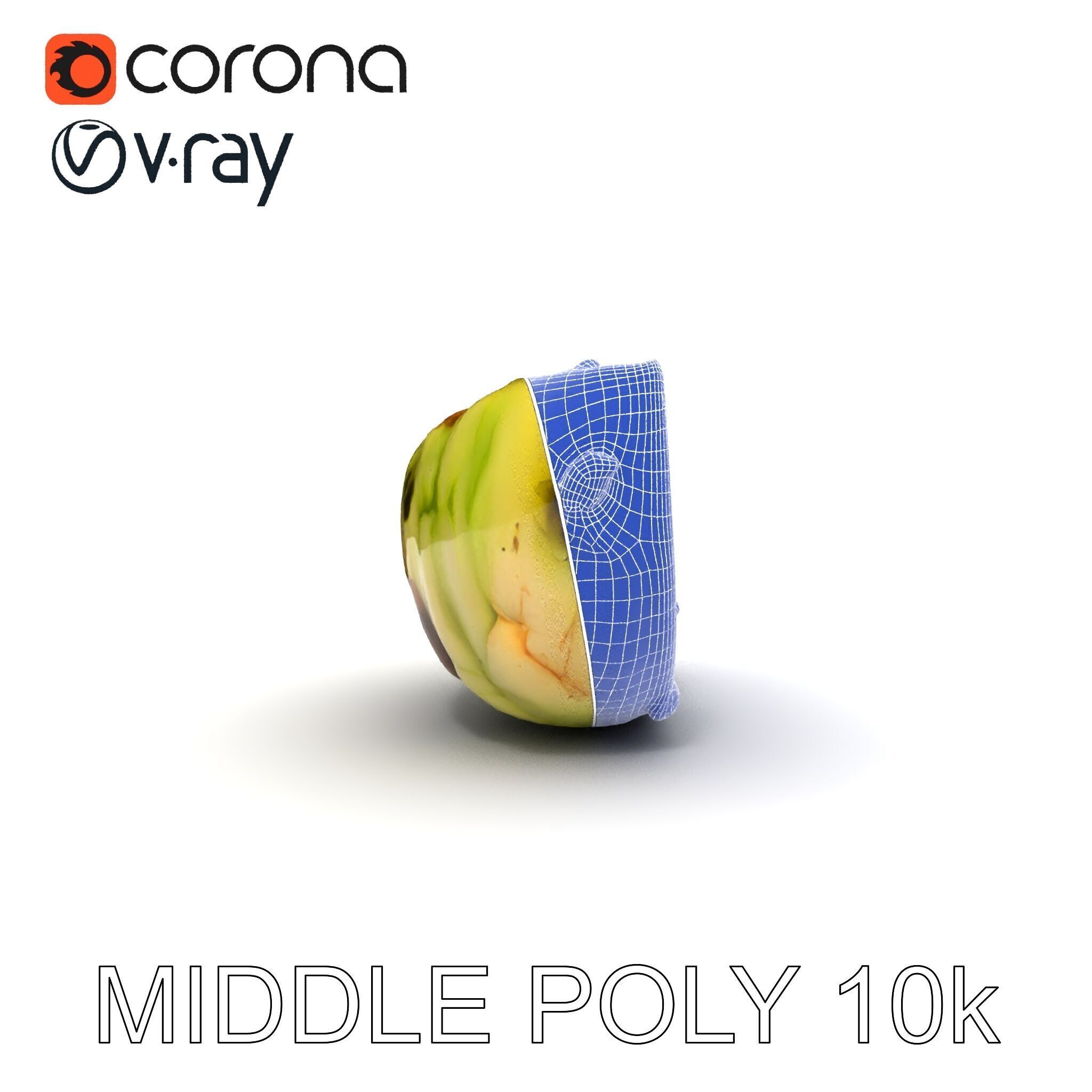 Burnt Vegetable Slice Model Pack Low-poly 3D model_27