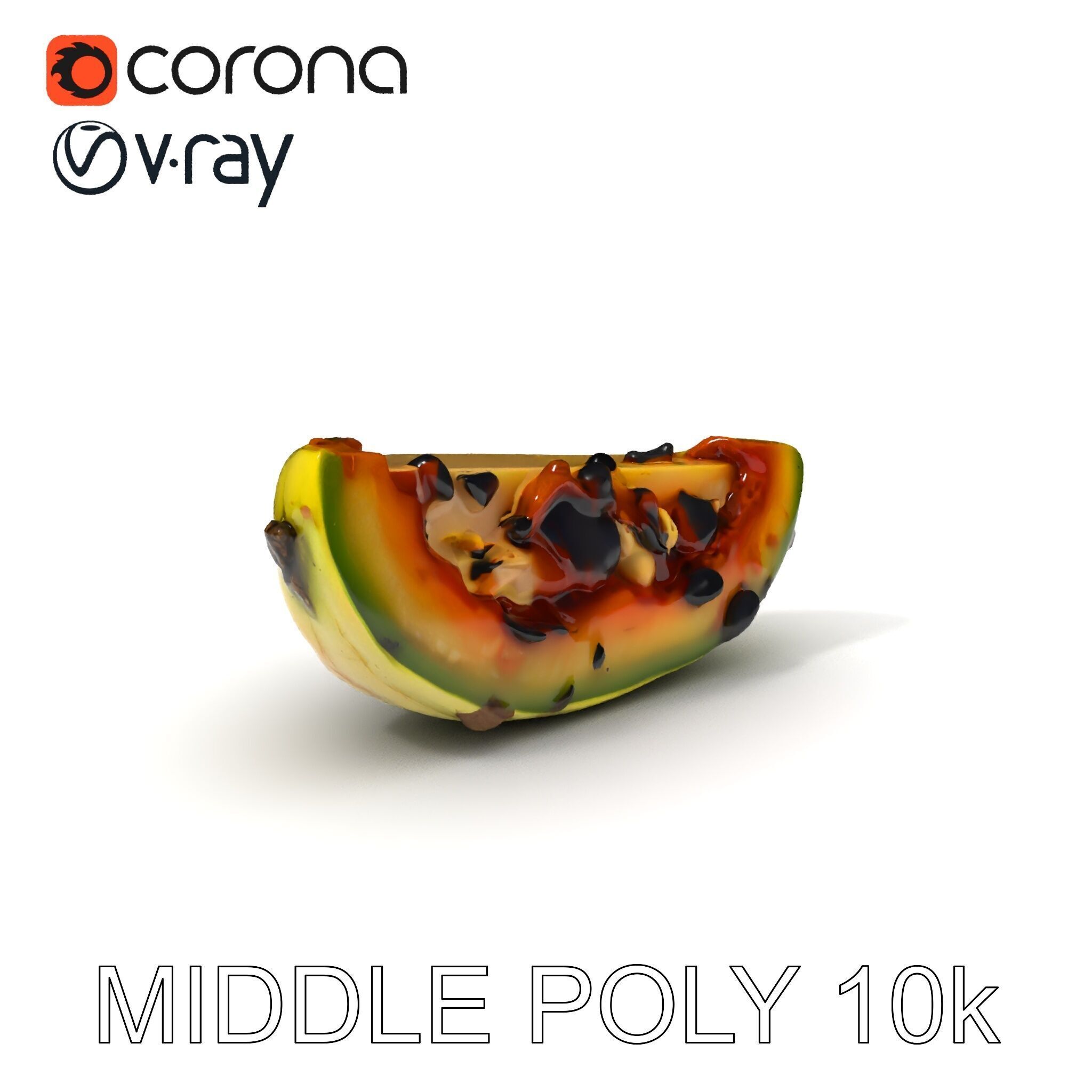 Burnt Vegetable Slice Model Pack Low-poly 3D model_33