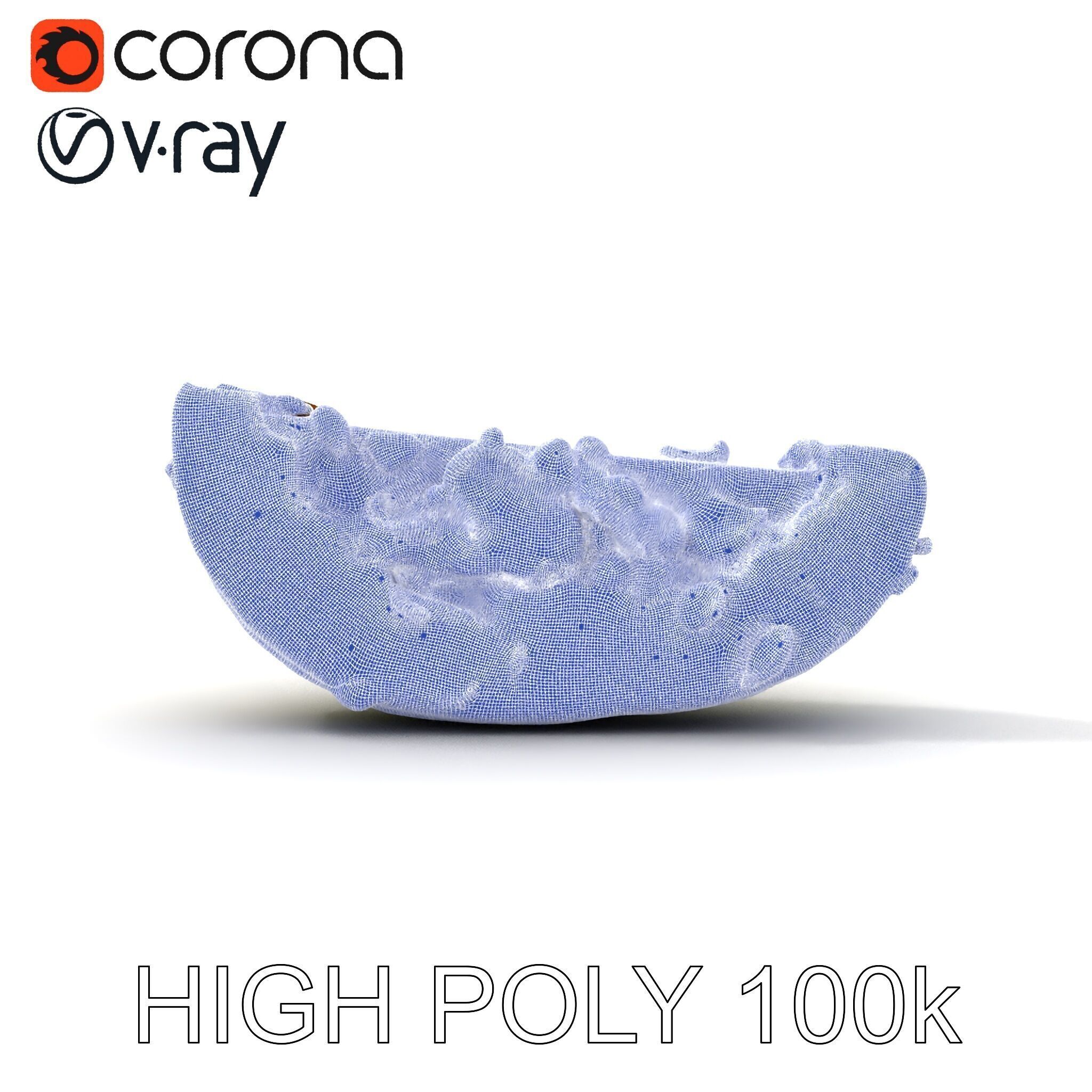 Burnt Vegetable Slice Model Pack Low-poly 3D model_20