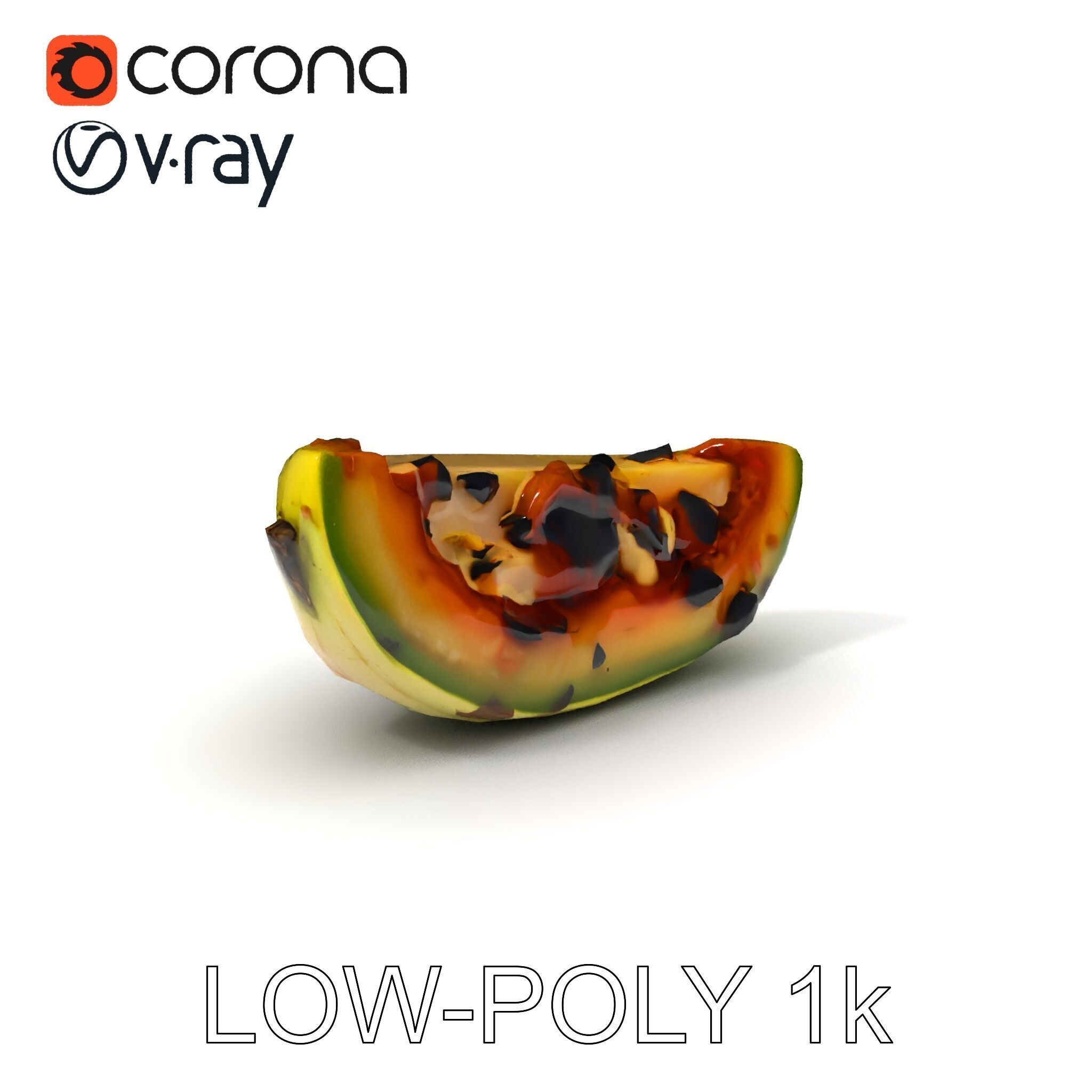 Burnt Vegetable Slice Model Pack Low-poly 3D model_25