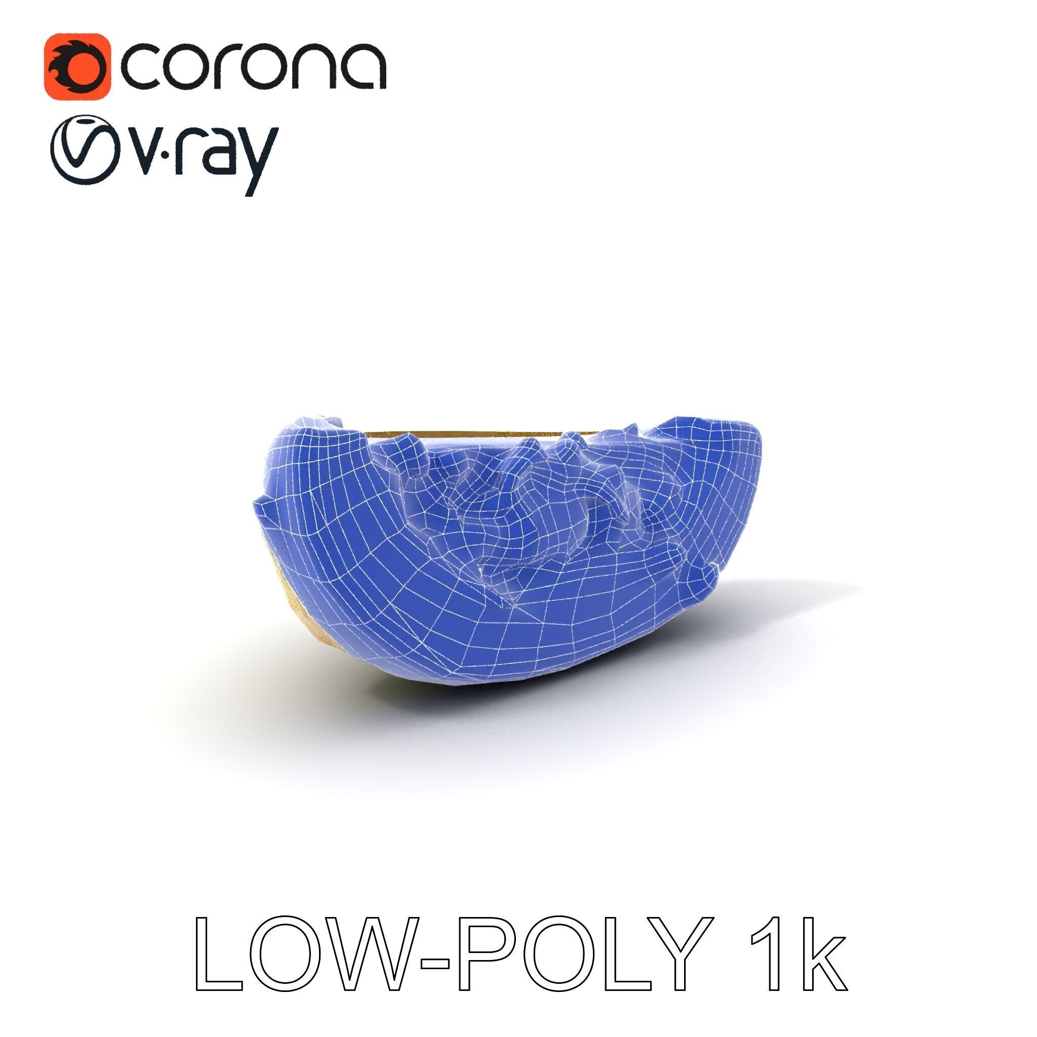 Burnt Vegetable Slice Model Pack Low-poly 3D model_10