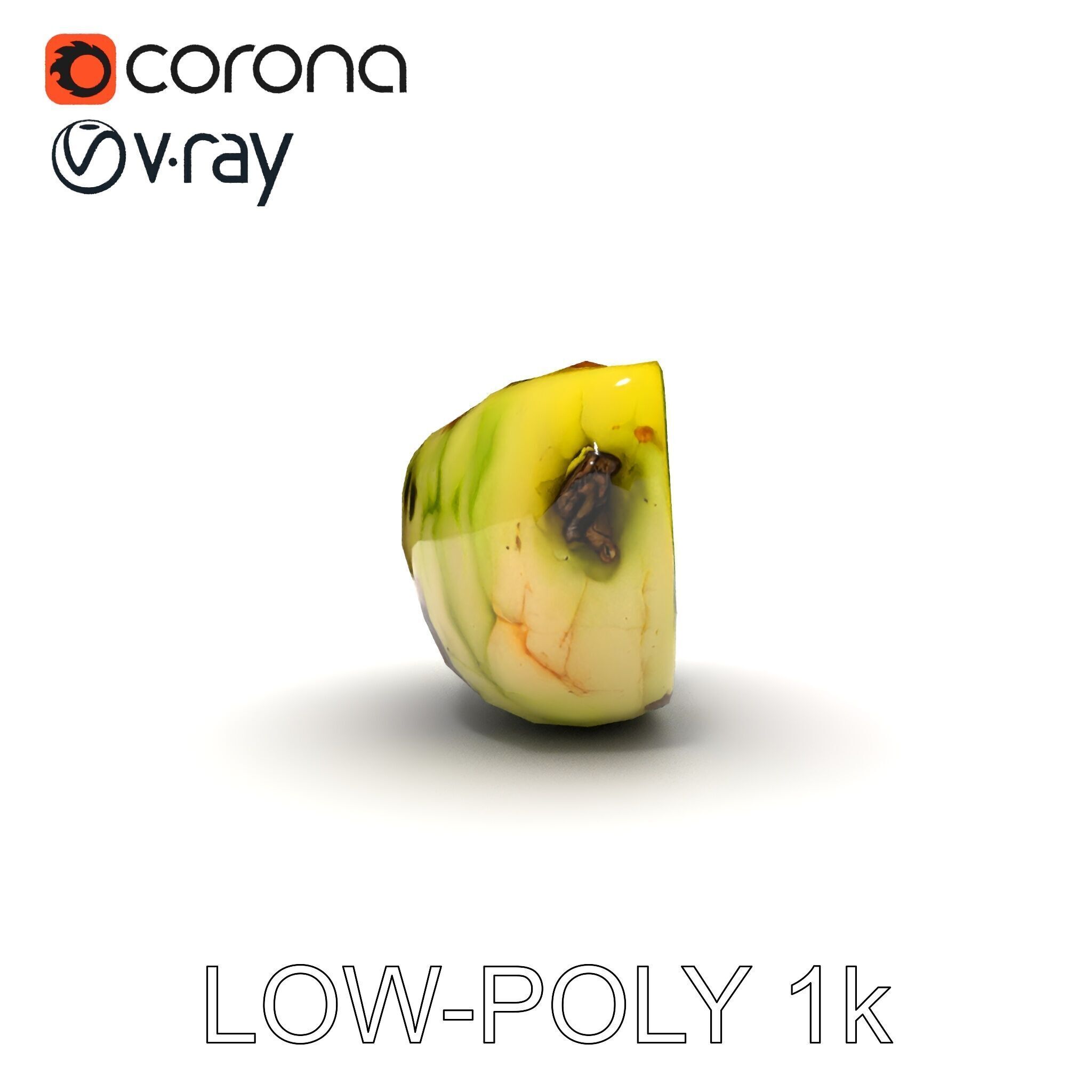 Burnt Vegetable Slice Model Pack Low-poly 3D model_22