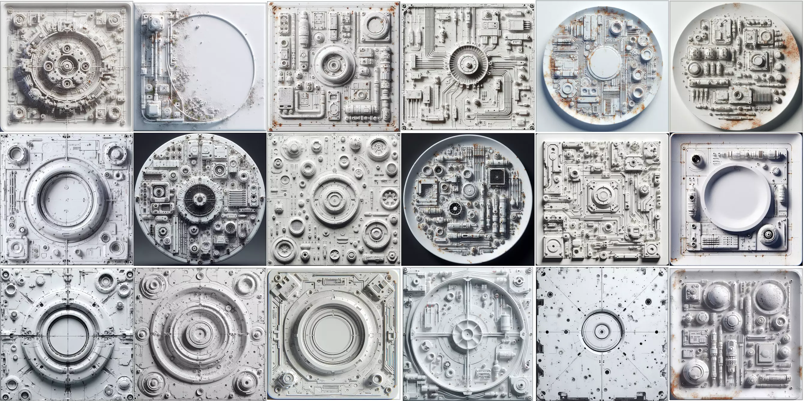 White Tech Panel Textures Texture_0