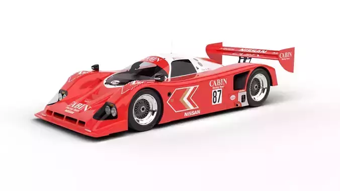 Nissan R90CK Cabin Racing 1990 3d model 3D model