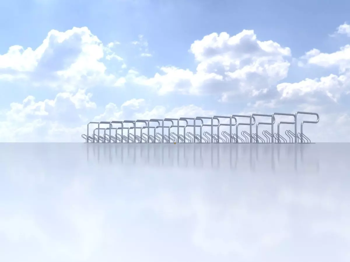 Bicycle Lean-to Parker Version 3 Low-poly 3D model_0