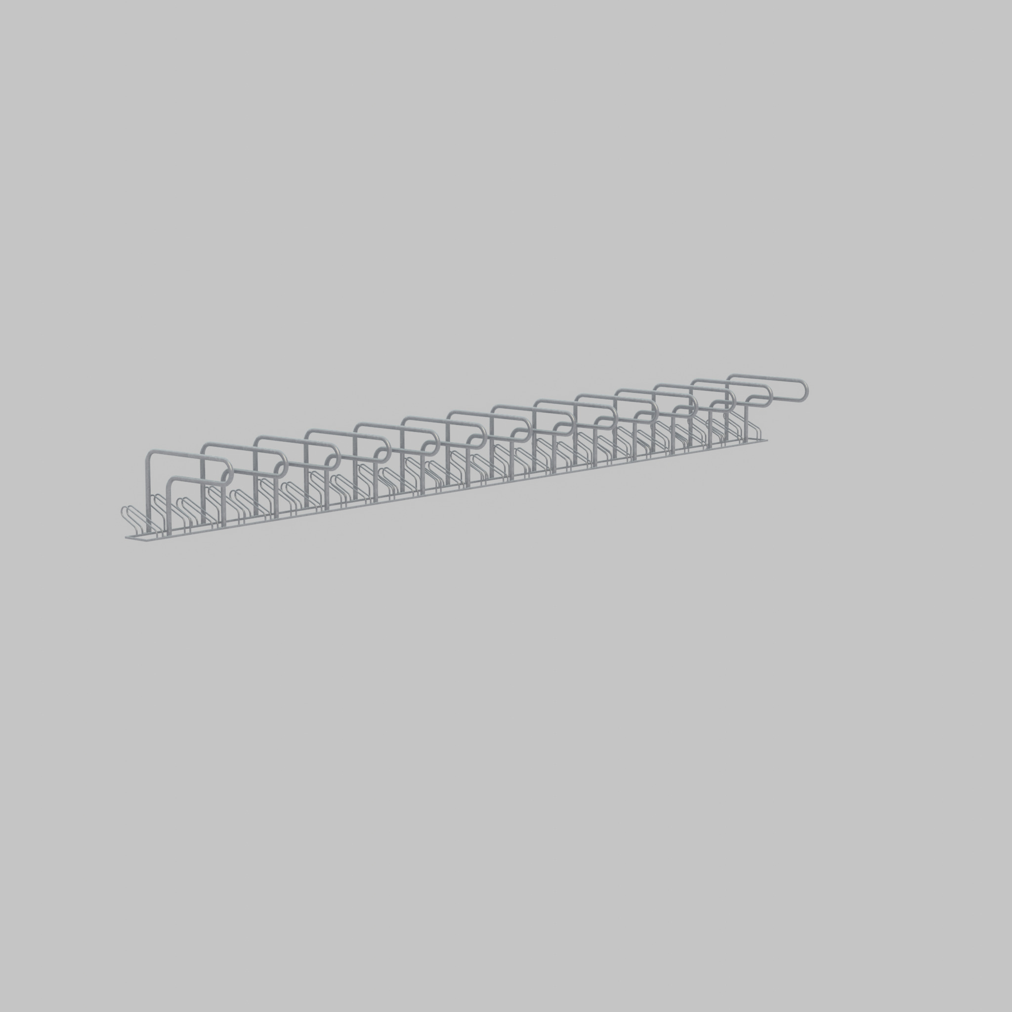 Bicycle Lean-to Parker Version 3 Low-poly 3D model_63