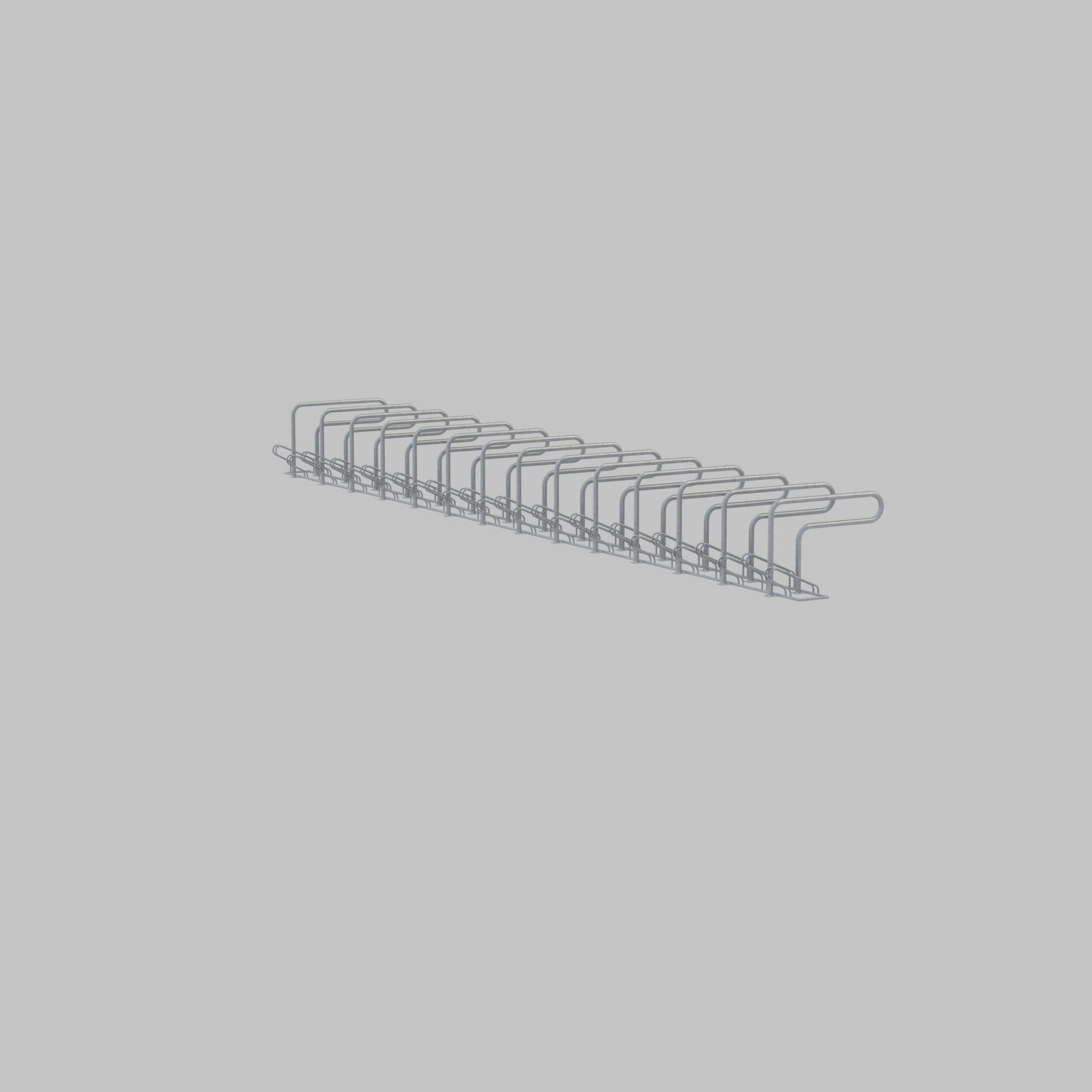 Bicycle Lean-to Parker Version 3 Low-poly 3D model_21