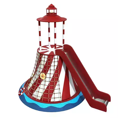 Lighthouse Playground 3D Model PBR Textured 4K Low-poly 3D model