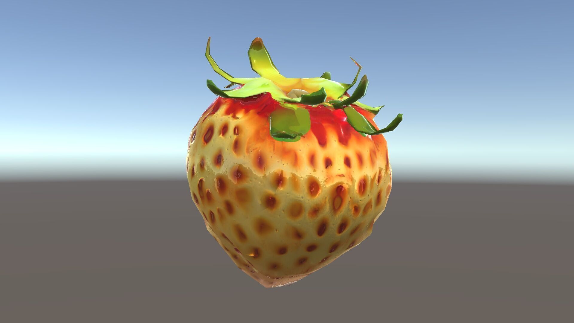 Yellow Strawberry Model Pack for Rendering and Gaming Low-poly 3D model_20