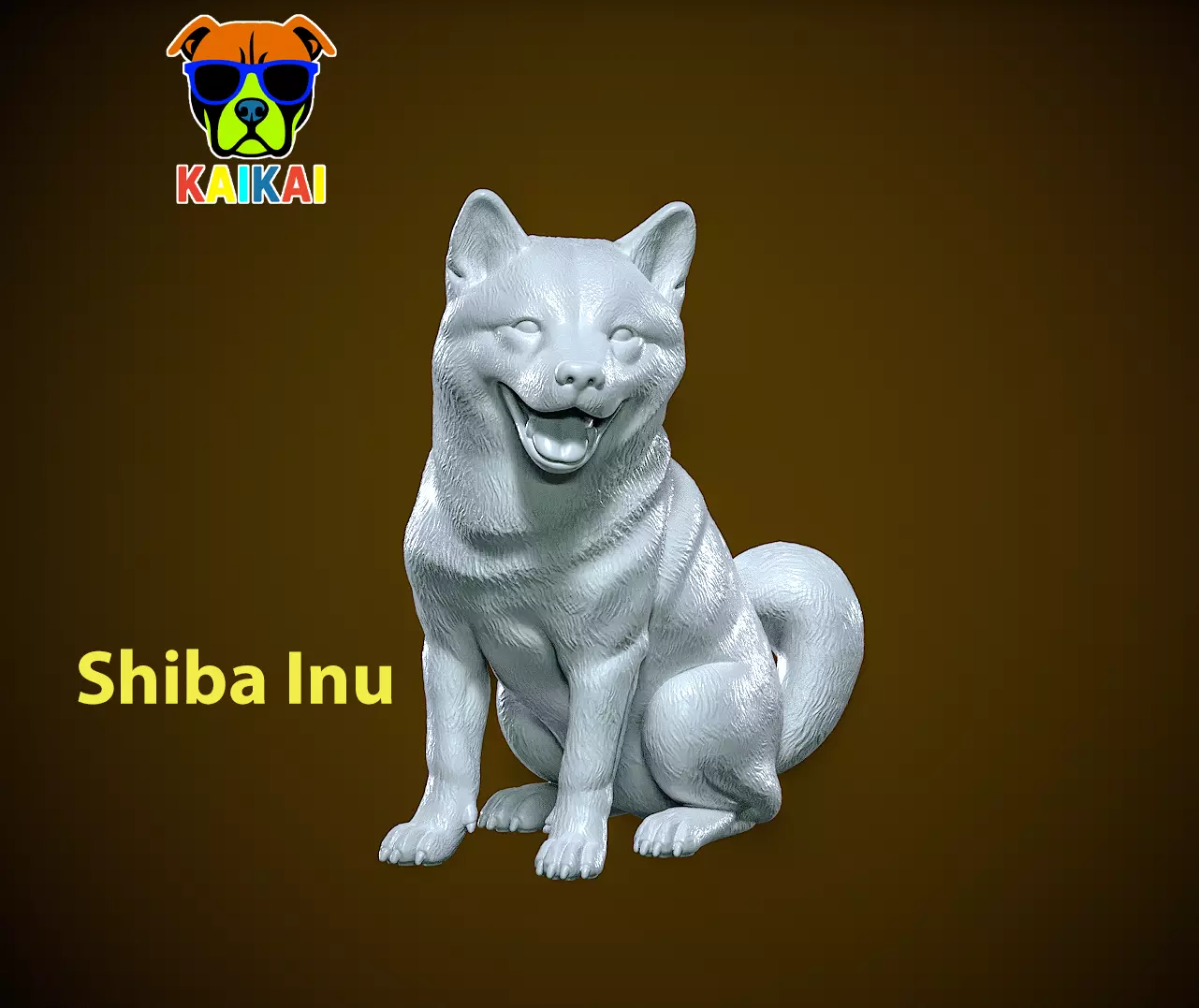 Shiba Inu model - Japanese small dog breed - 3D print 3D print model_0