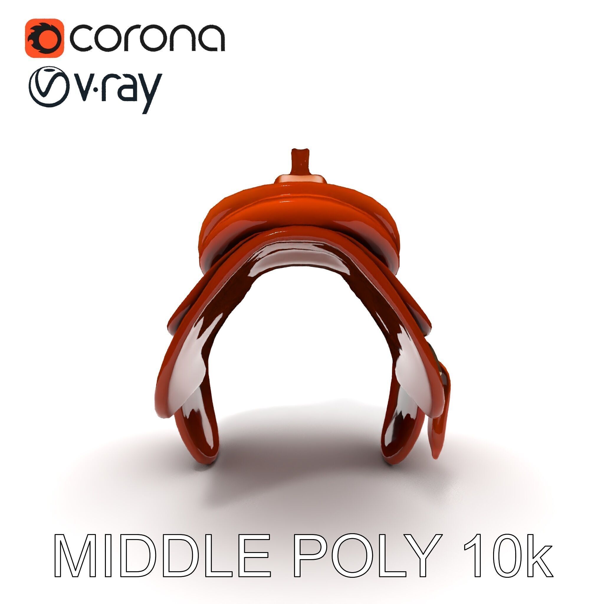 Realistic Saddle Model Pack Low-poly 3D model_25