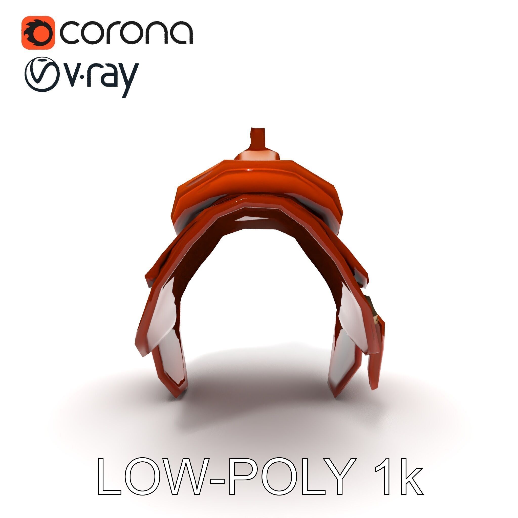 Realistic Saddle Model Pack Low-poly 3D model_13