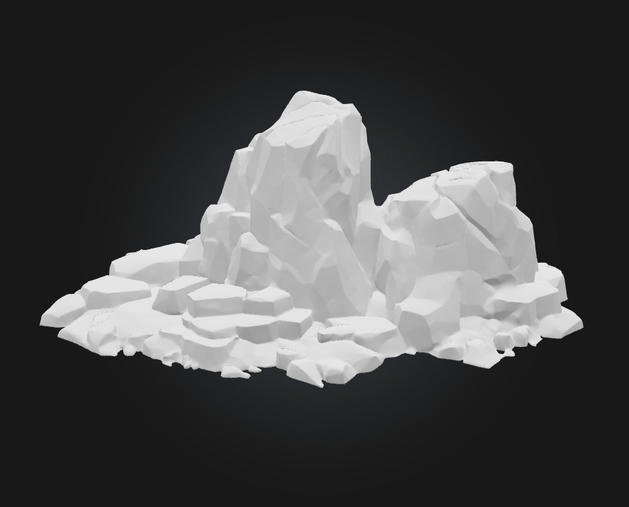 Rock Formation Natures Timeless Sculpture 3D model_4