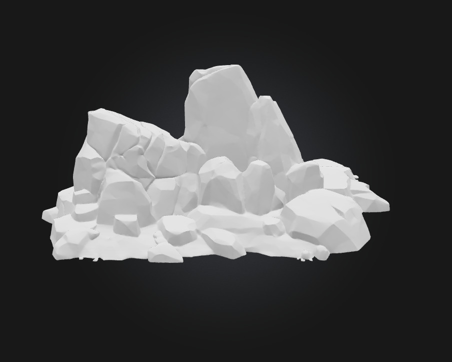 Rock Formation Natures Timeless Sculpture 3D model_6
