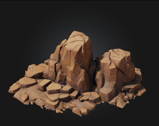 Rock Formation  Natures Timeless Sculpture 3D model
