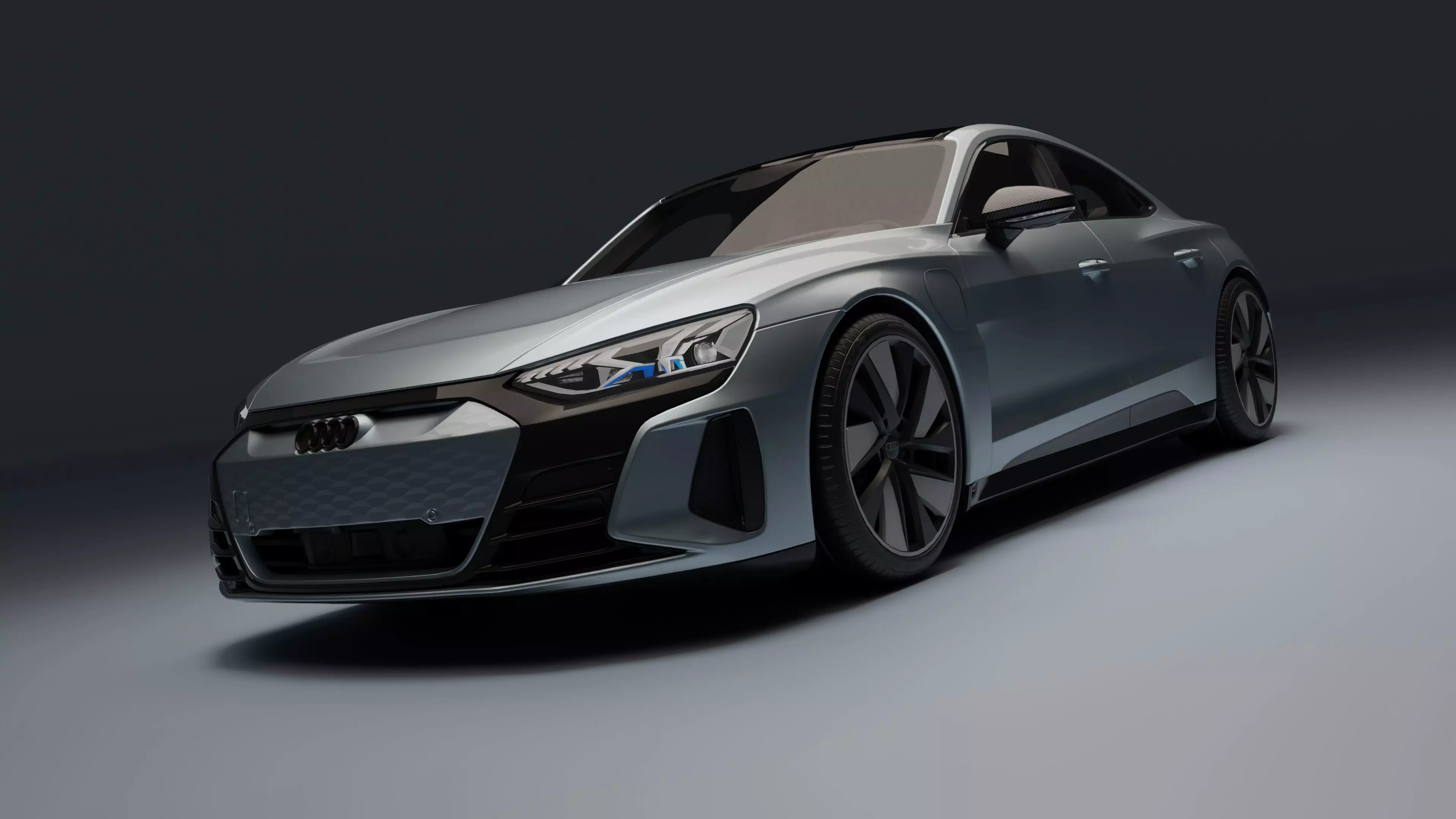 Audi RS e-tron GT Low-poly 3D model