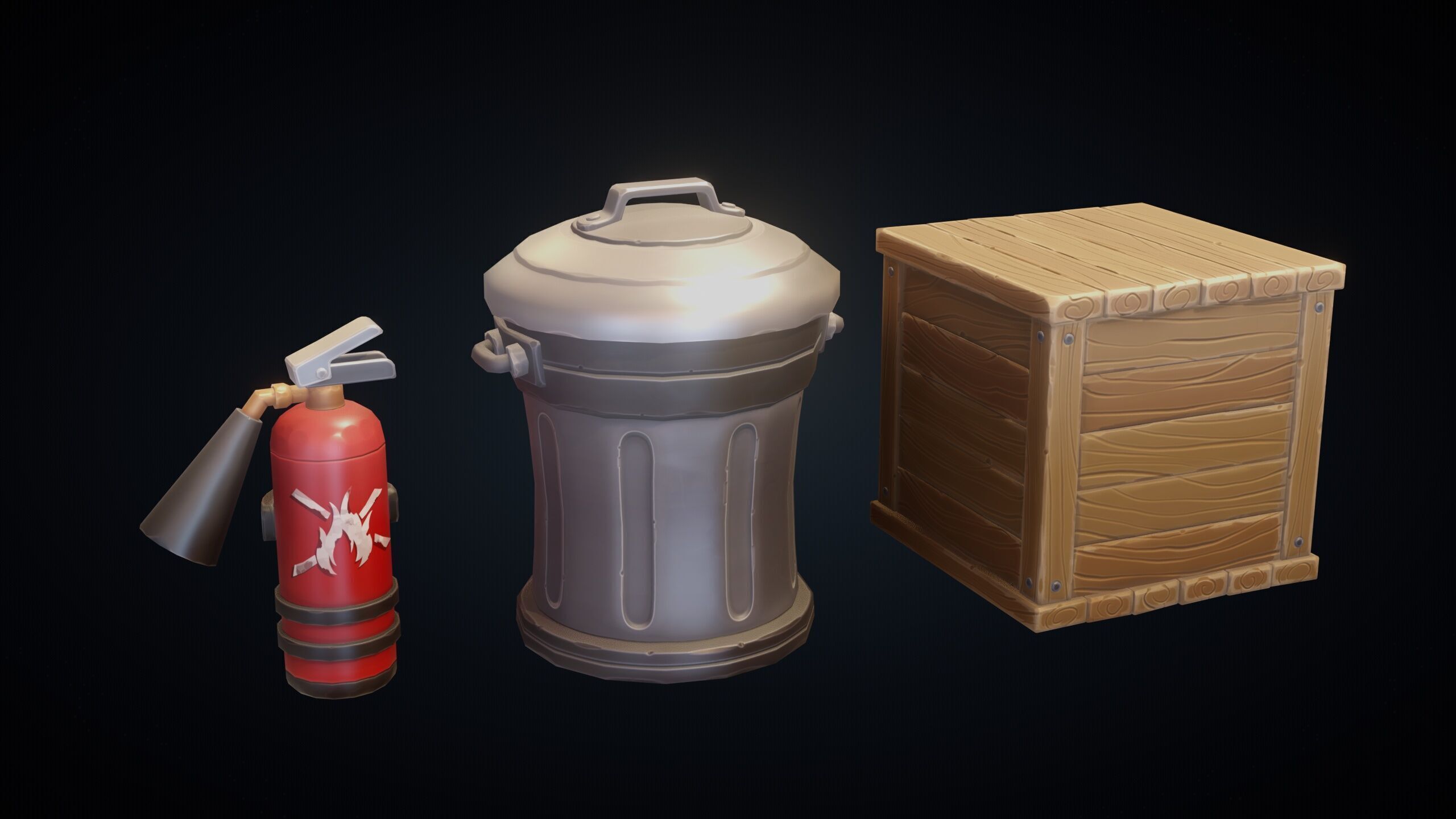 Stylized Kitchen Pack - Game-Ready 3D Assets Low-poly 3D model_19