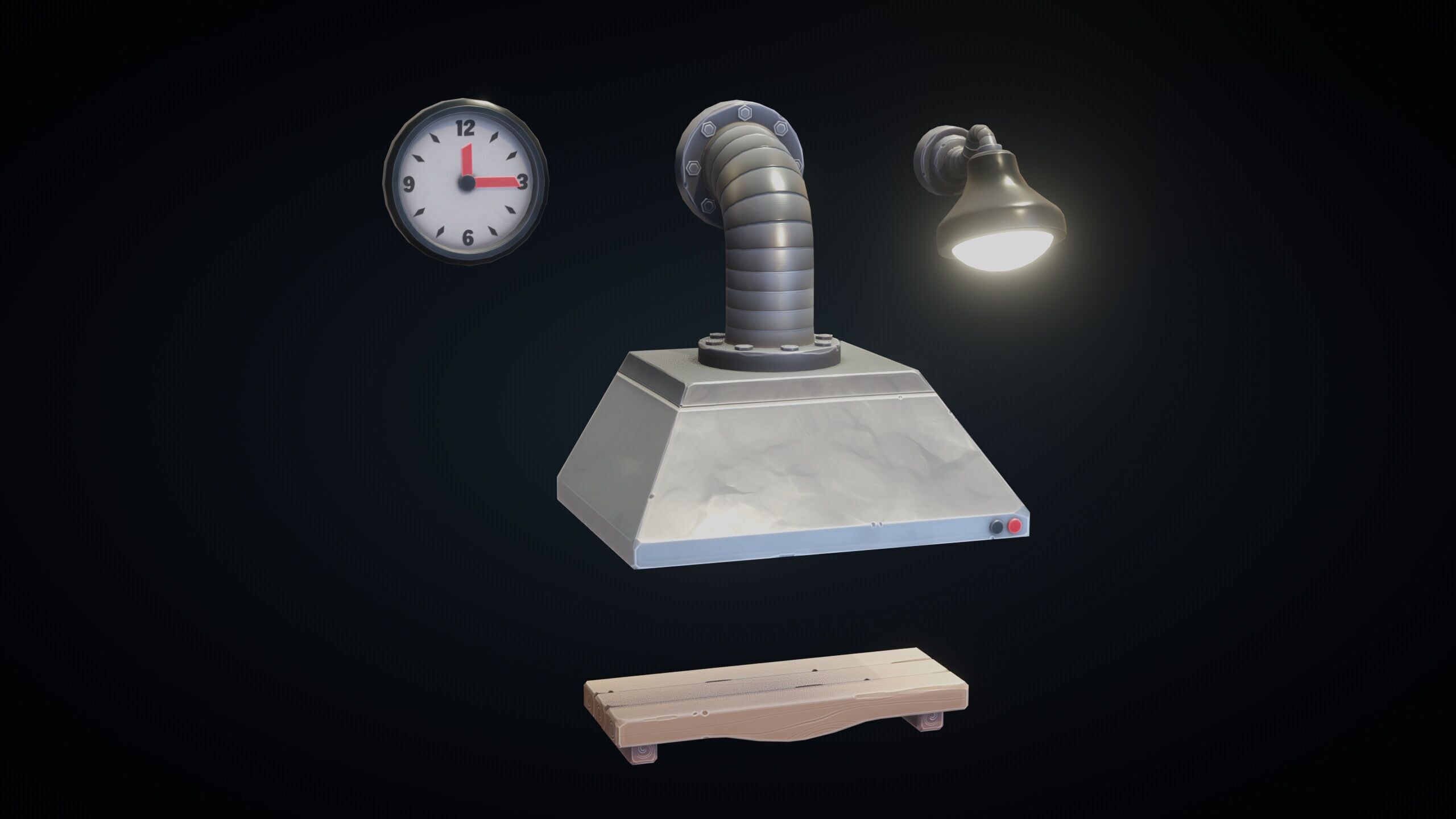 Stylized Kitchen Pack - Game-Ready 3D Assets Low-poly 3D model_17