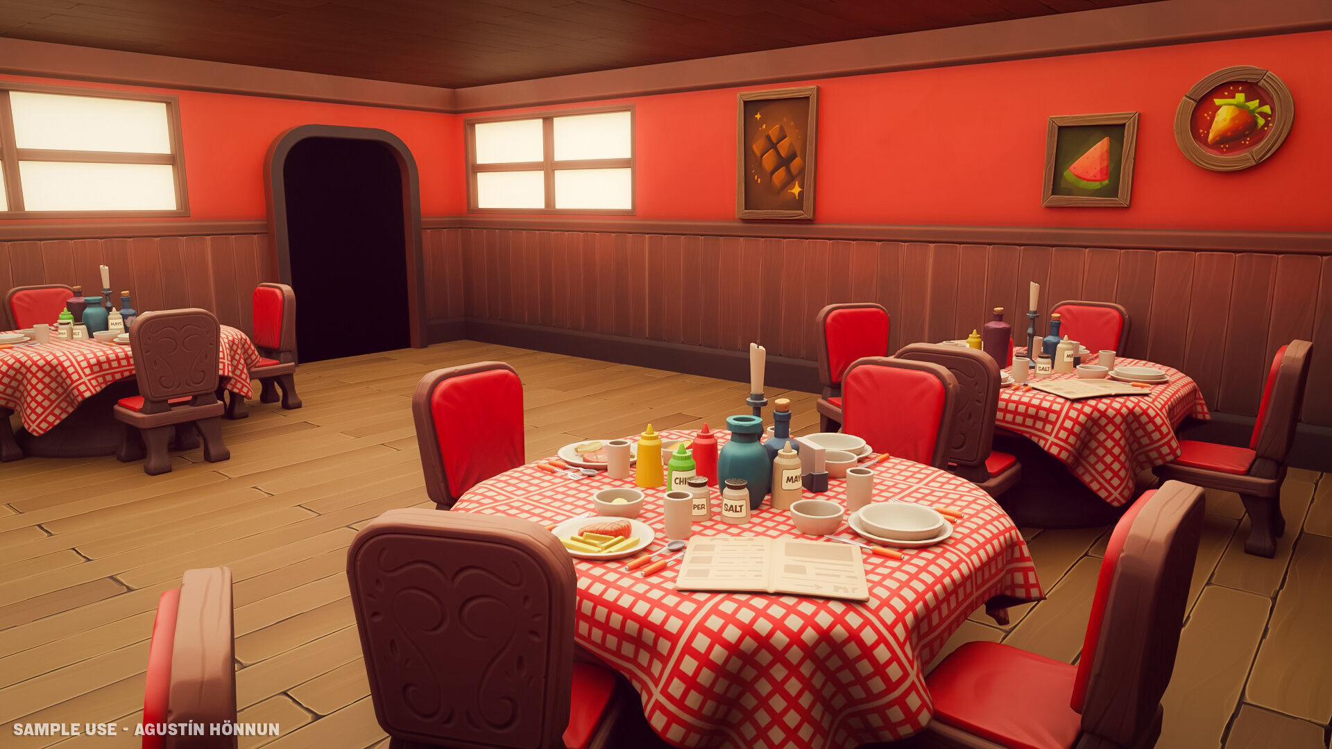 Stylized Kitchen Pack - Game-Ready 3D Assets Low-poly 3D model_11