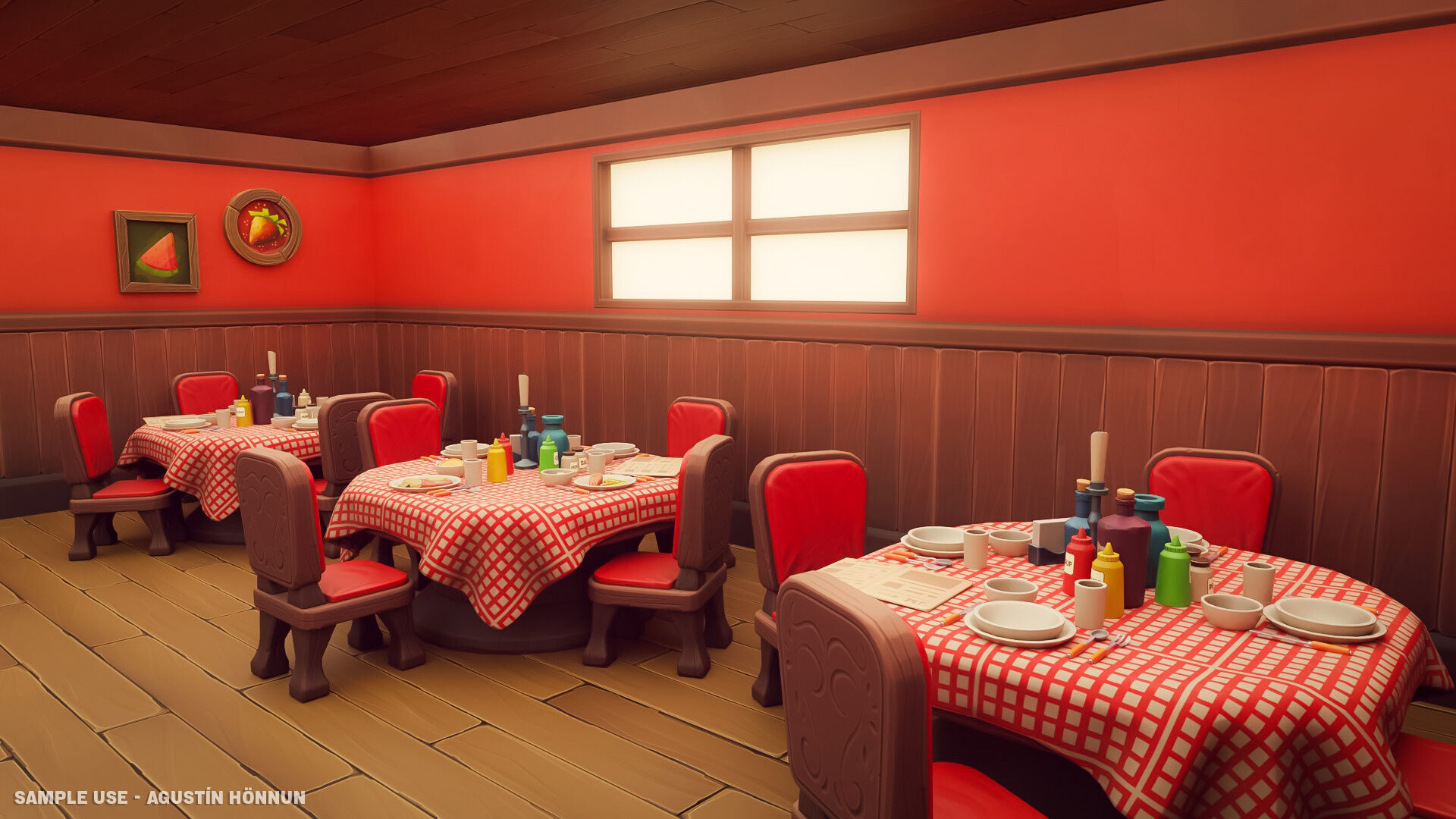 Stylized Kitchen Pack - Game-Ready 3D Assets Low-poly 3D model_10