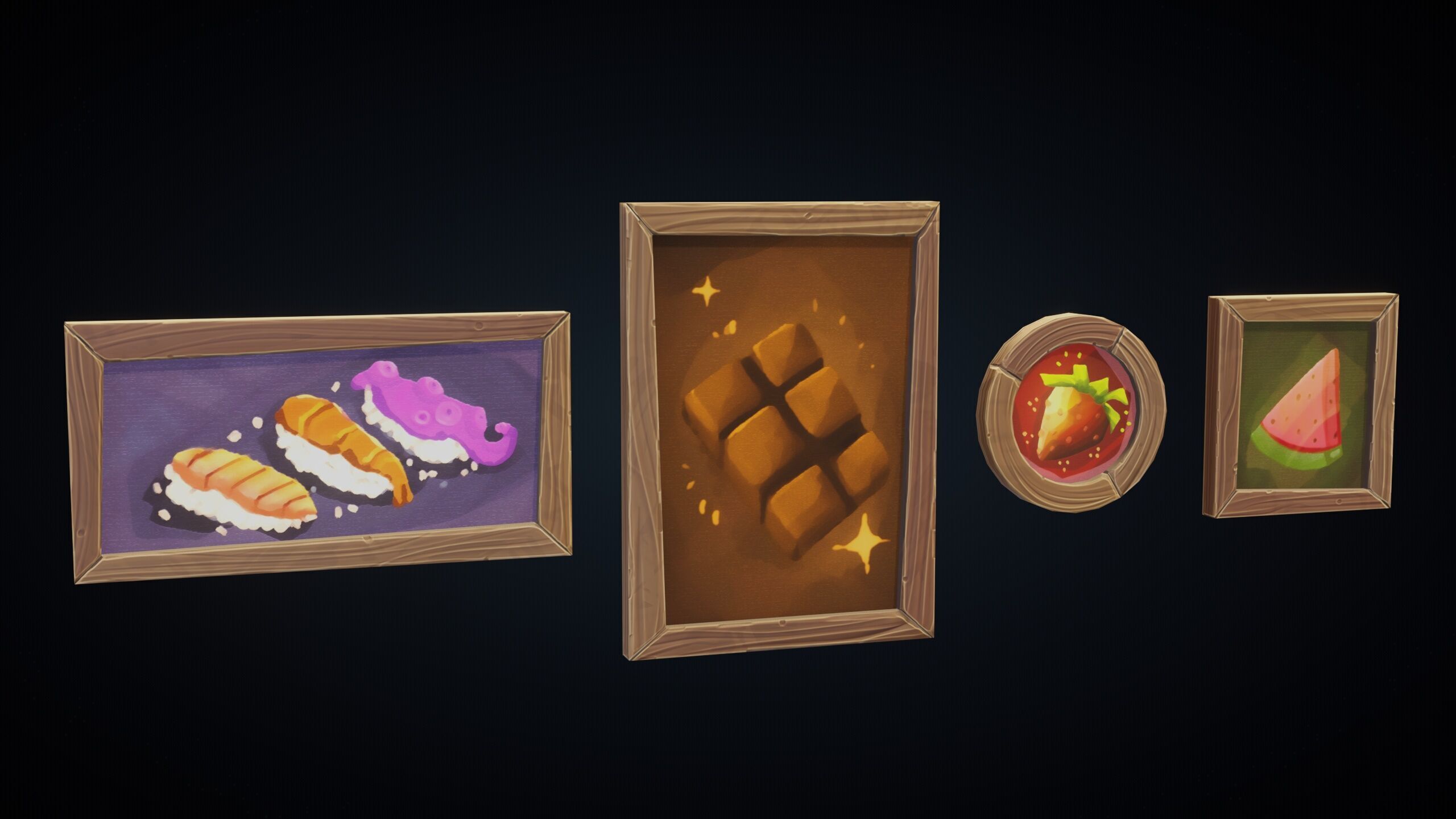 Stylized Kitchen Pack - Game-Ready 3D Assets Low-poly 3D model_14