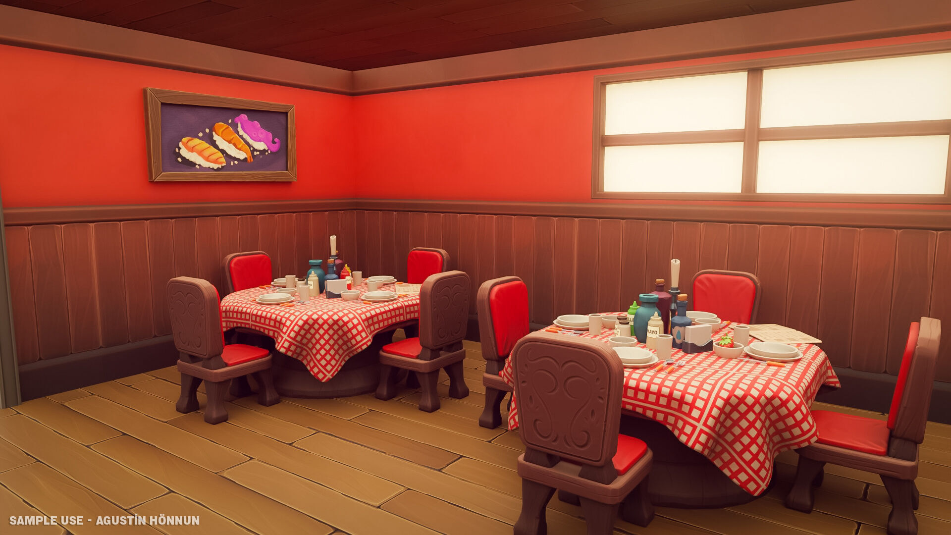 Stylized Kitchen Pack - Game-Ready 3D Assets Low-poly 3D model_9