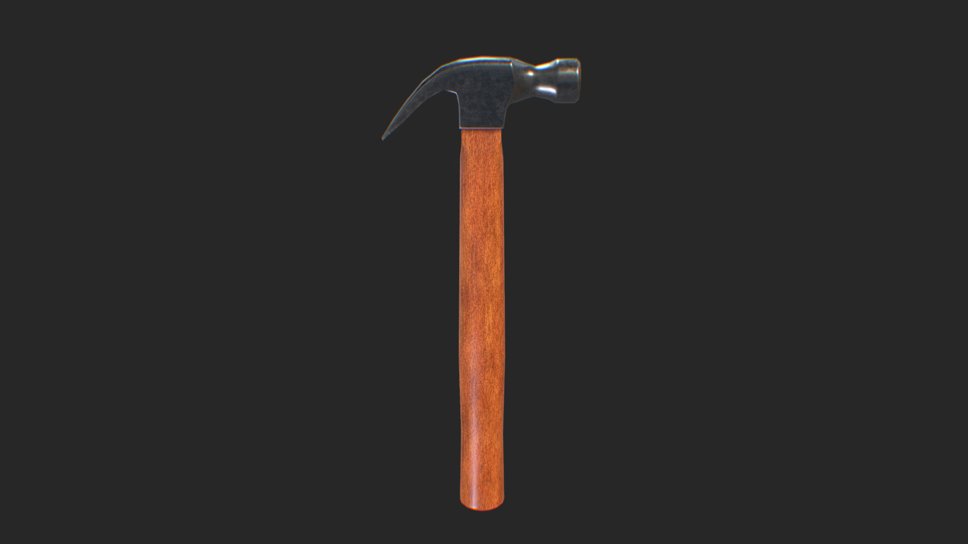 Hammer 3D Model Low-poly 3D model_2