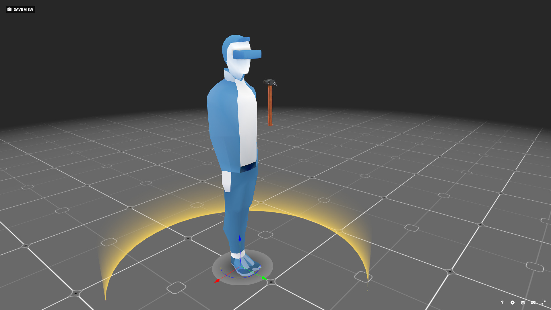 Hammer 3D Model Low-poly 3D model_17