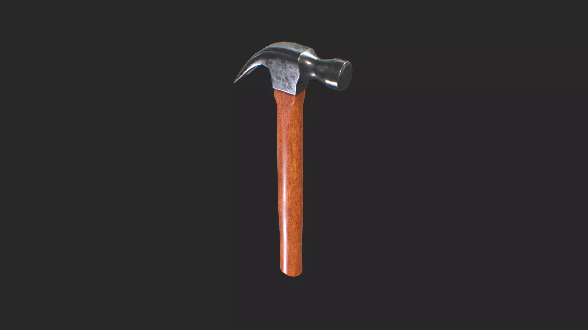 Hammer 3D Model Low-poly 3D model_0