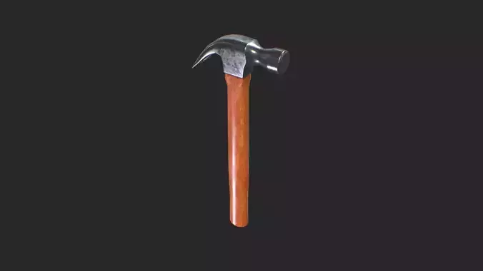 Hammer 3D Model Low-poly 3D model Hammer 3D Model Low-poly 3D model