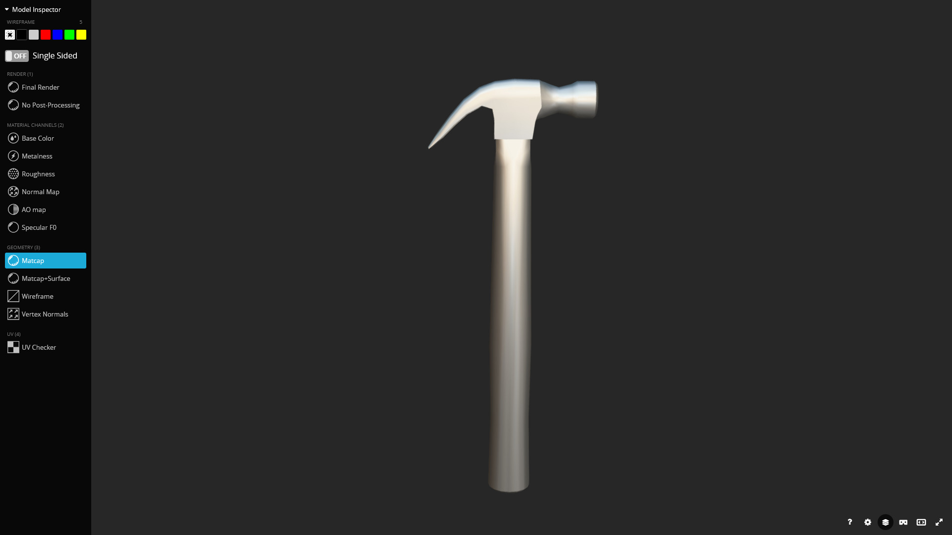 Hammer 3D Model Low-poly 3D model_15