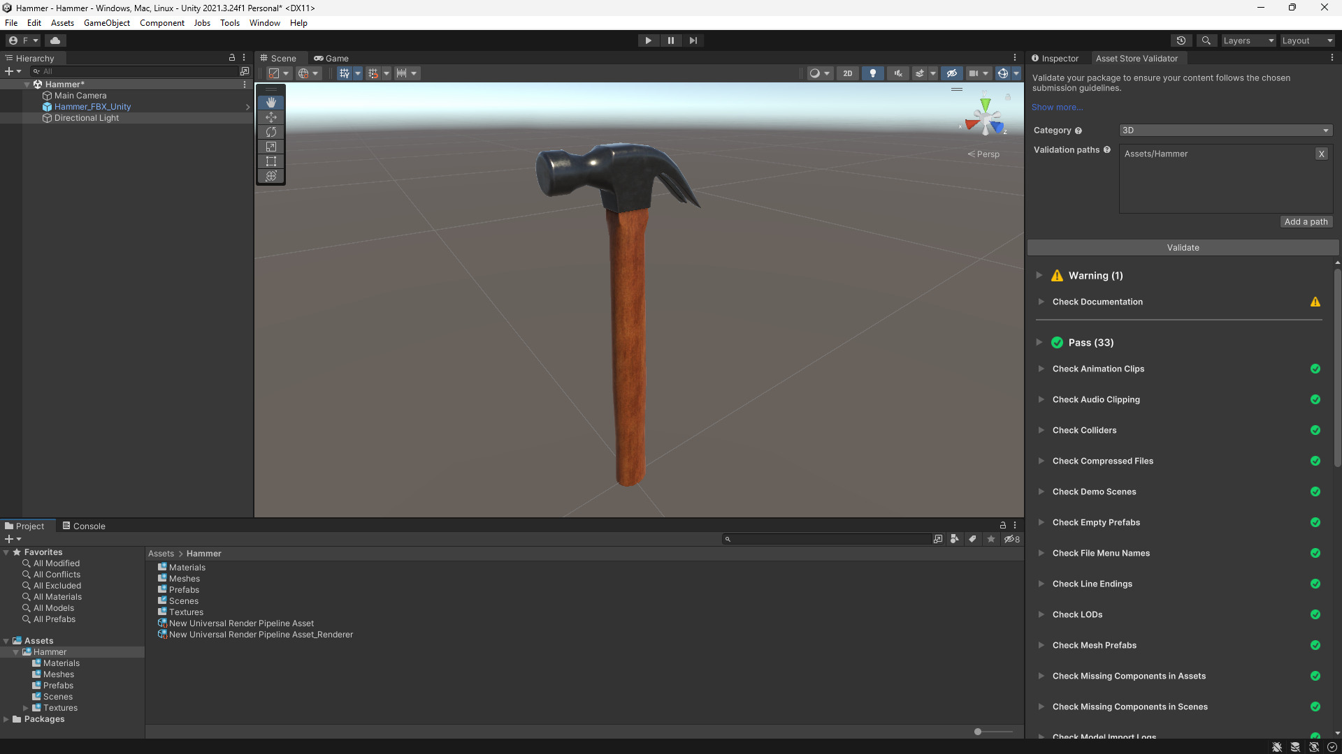Hammer 3D Model Low-poly 3D model_6